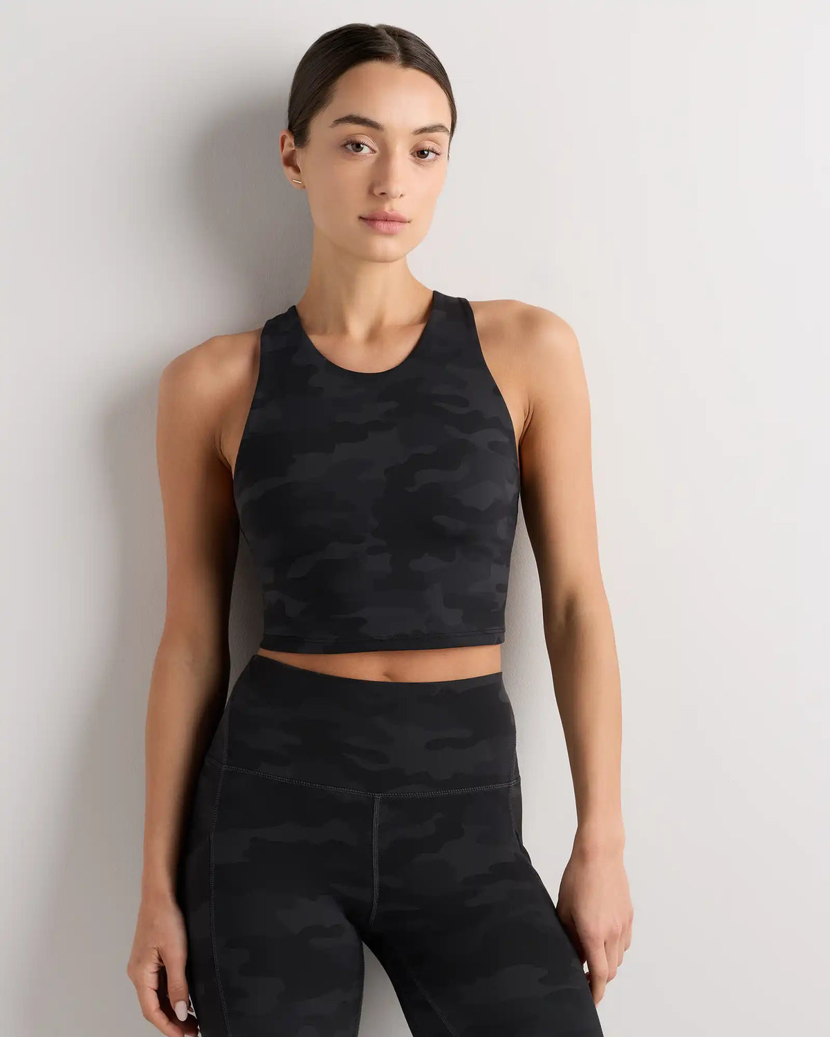 Ultra-Form High-Neck Cropped Tank