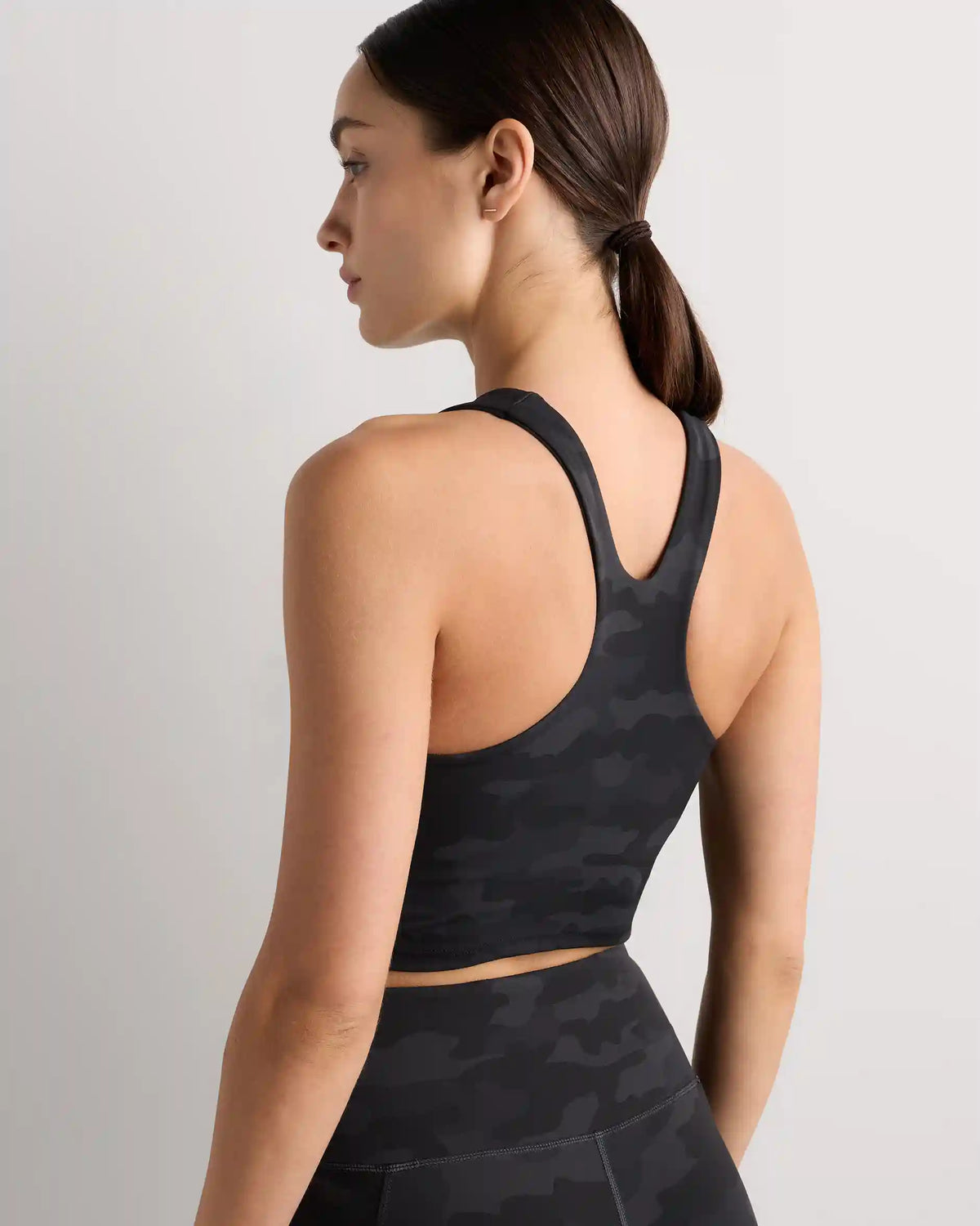 Ultra-Form High-Neck Cropped Tank