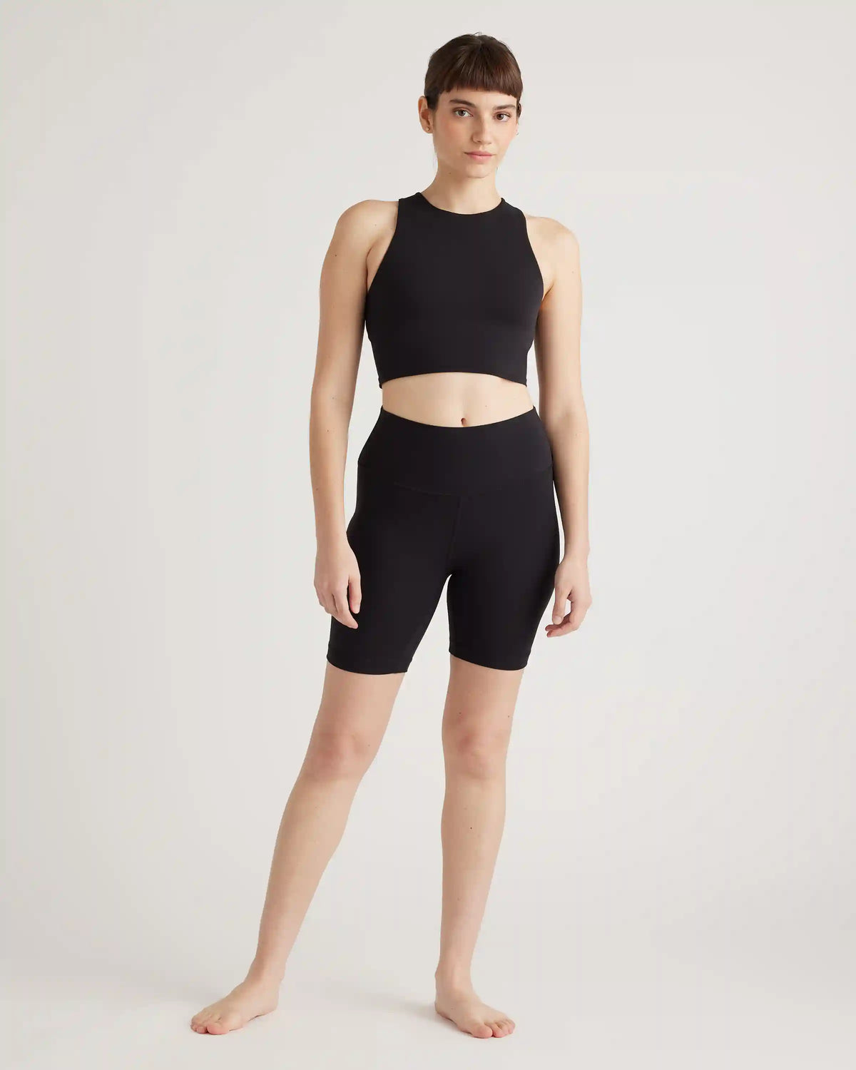 Ultra-Form High-Neck Cropped Tank