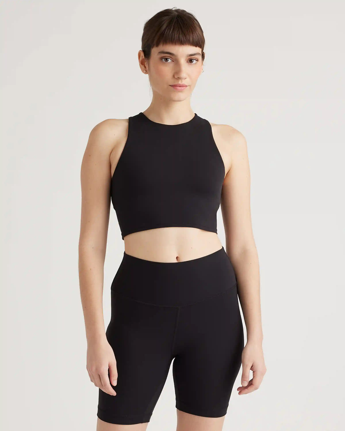 Ultra-Form High-Neck Cropped Tank