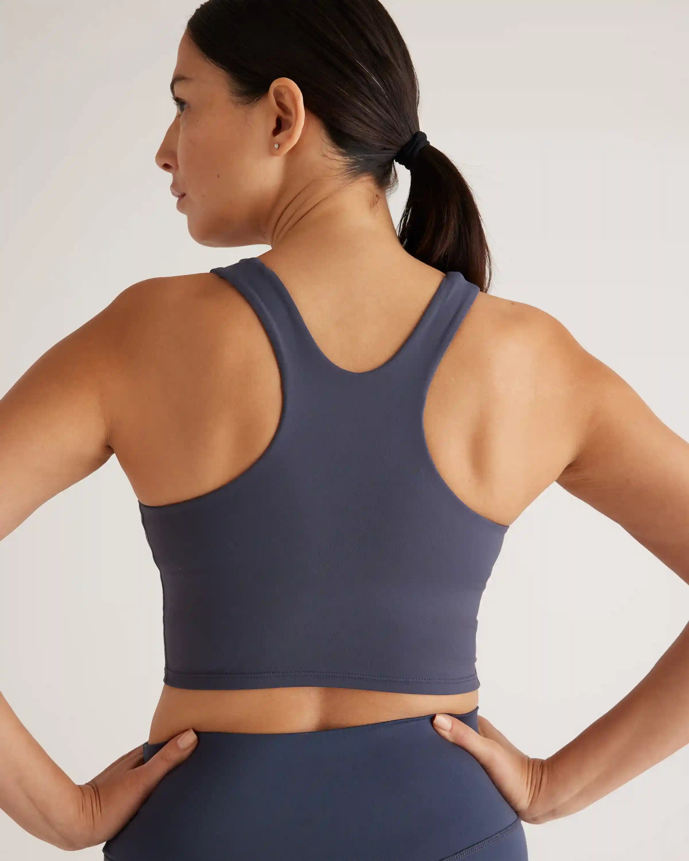 Ultra-Form High-Neck Cropped Tank