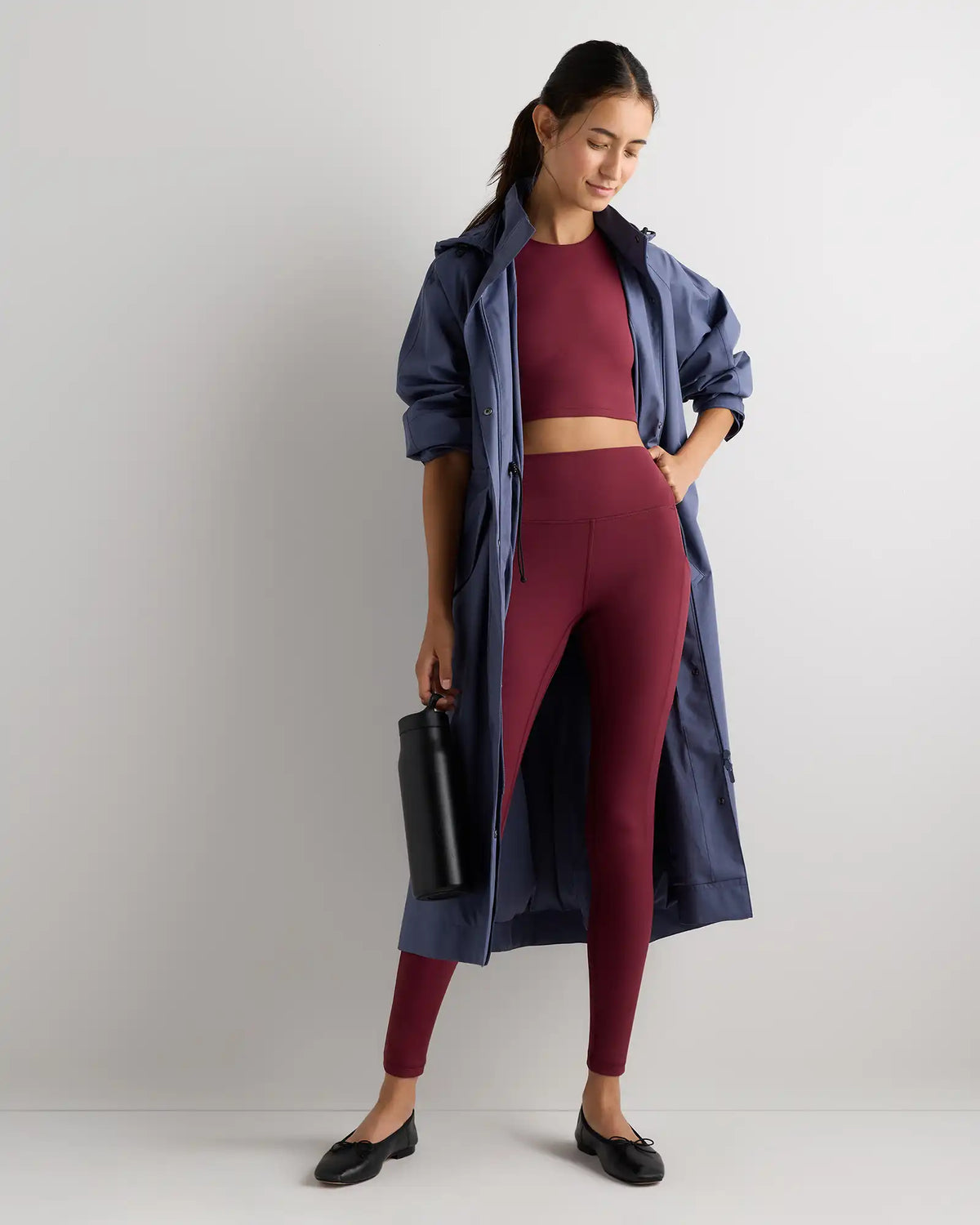 Ultra-Form High-Neck Cropped Tank