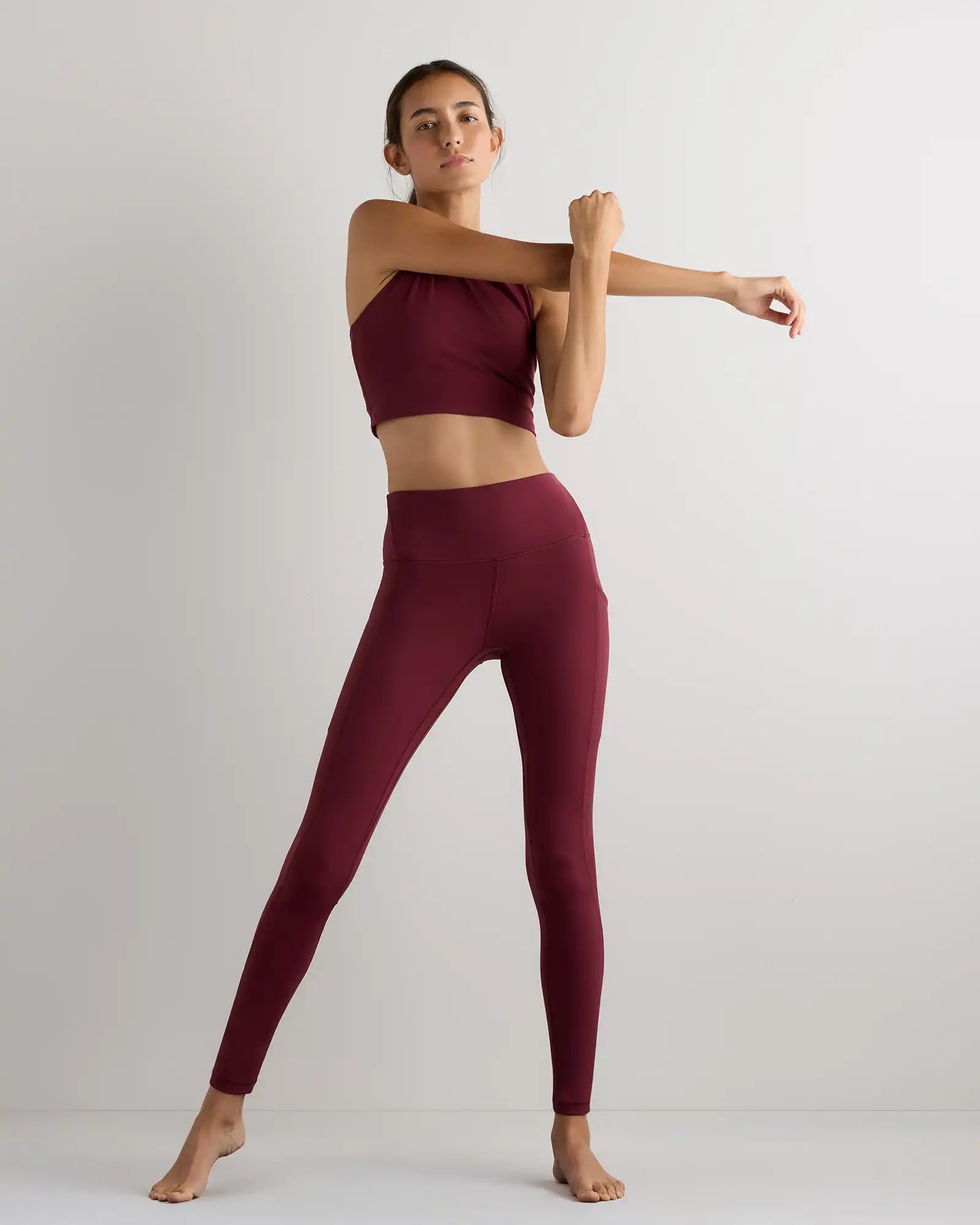 Ultra-Form High-Neck Cropped Tank
