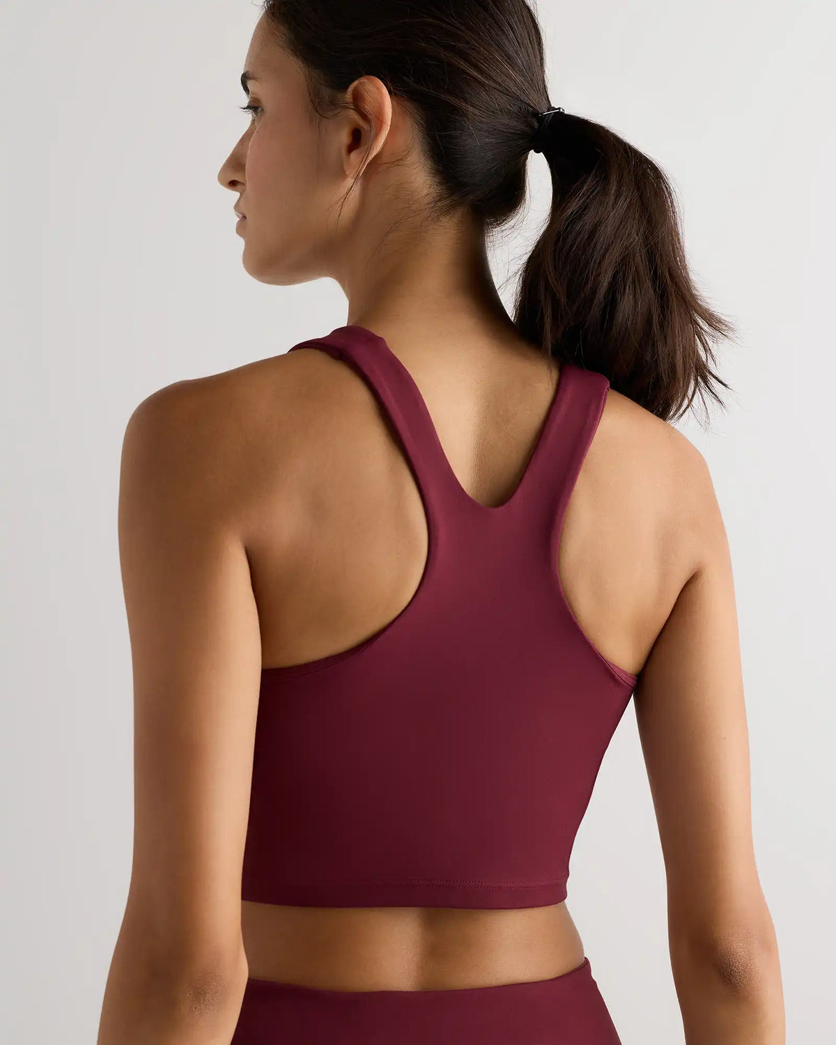 Ultra-Form High-Neck Cropped Tank