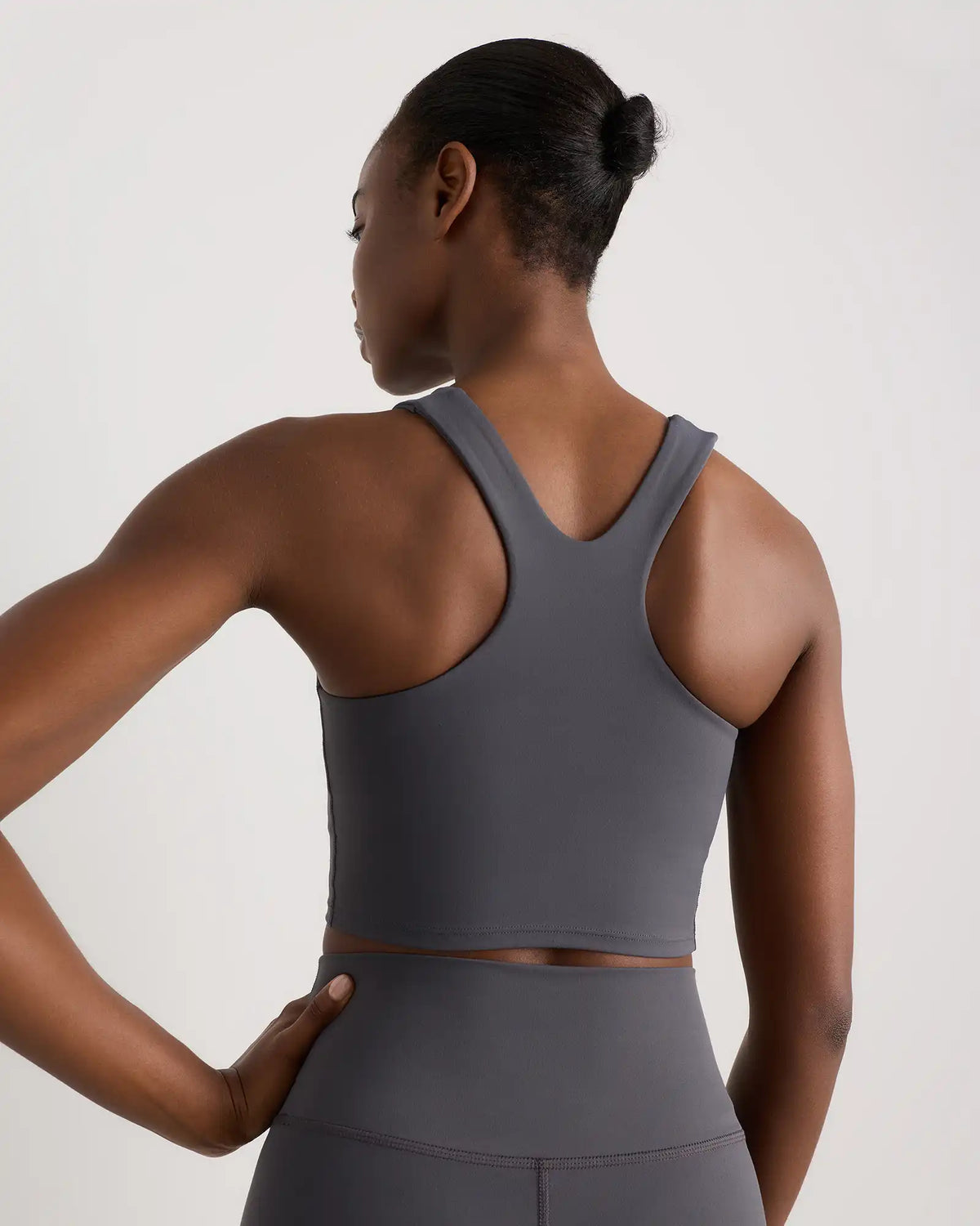 Ultra-Form High-Neck Cropped Tank