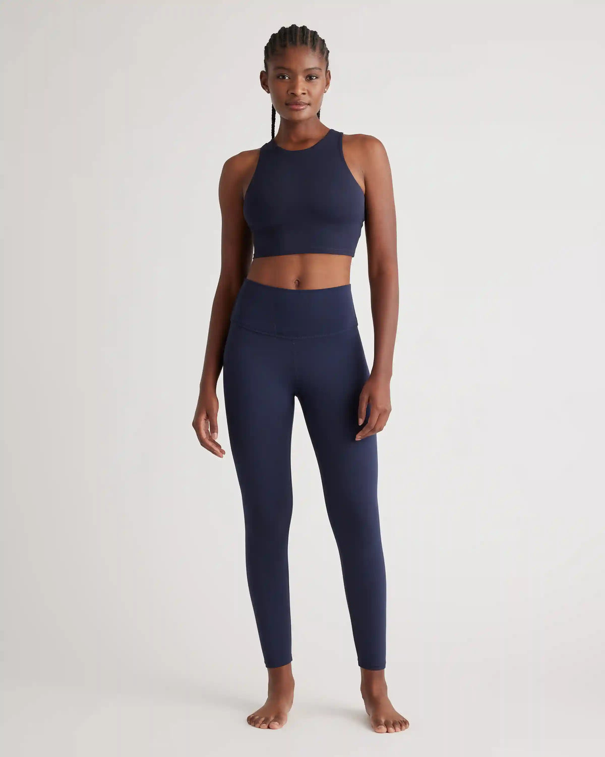 Ultra-Form High-Neck Cropped Tank