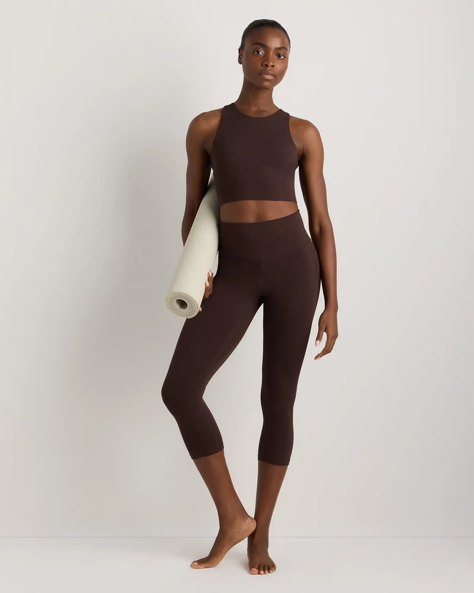 Ultra-Form High-Neck Cropped Tank