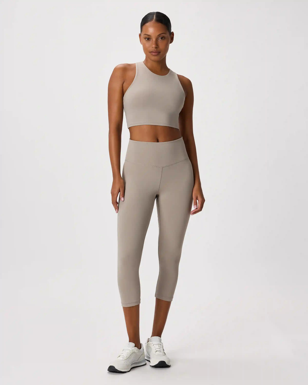 Ultra-Form High-Neck Cropped Tank