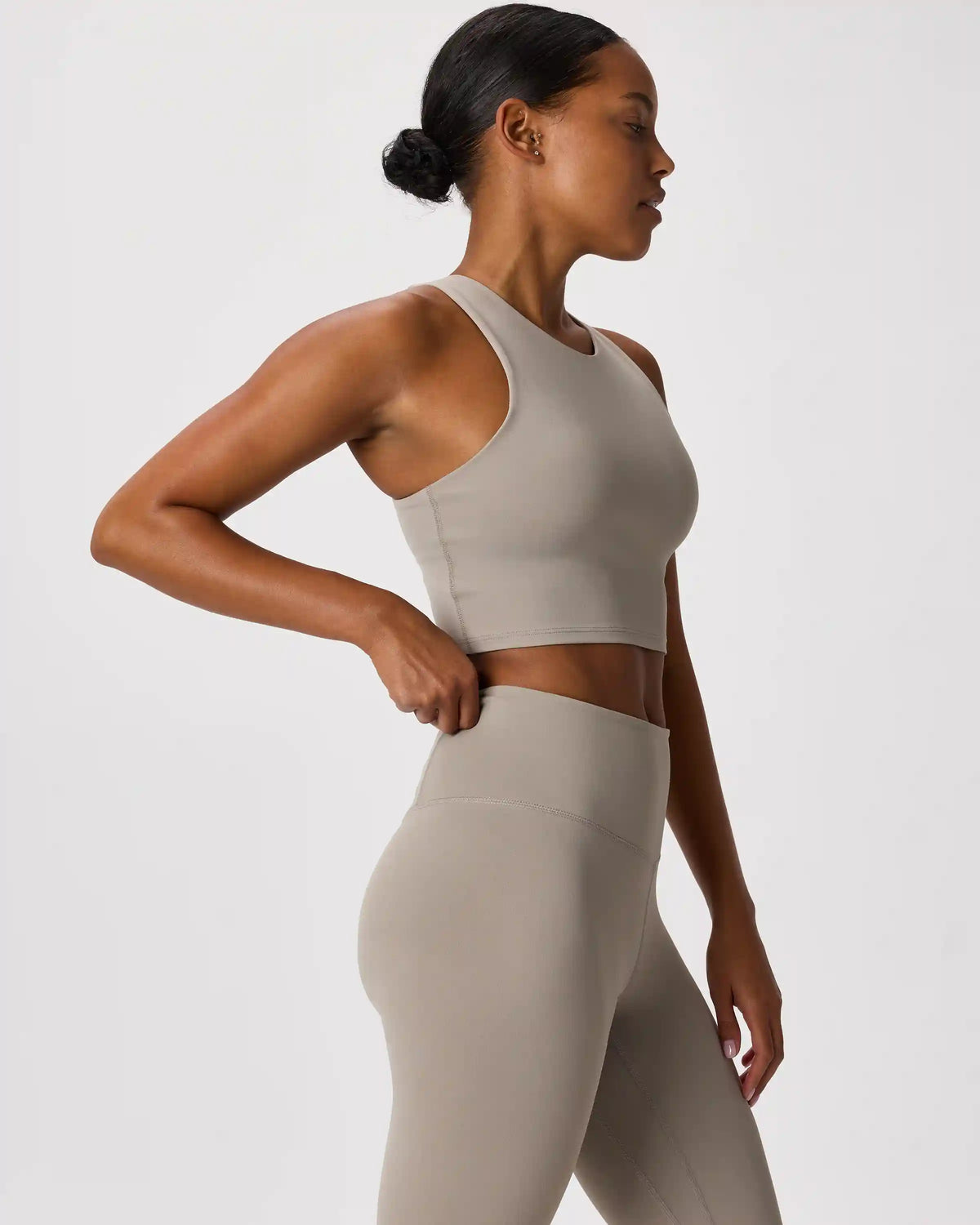 Ultra-Form High-Neck Cropped Tank