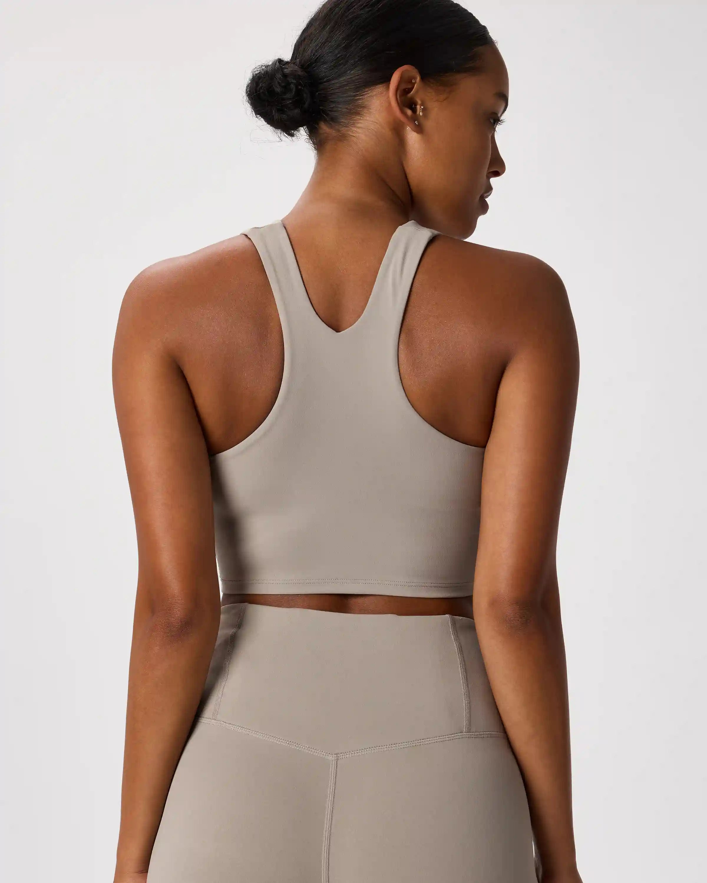 Ultra-Form High-Neck Cropped Tank