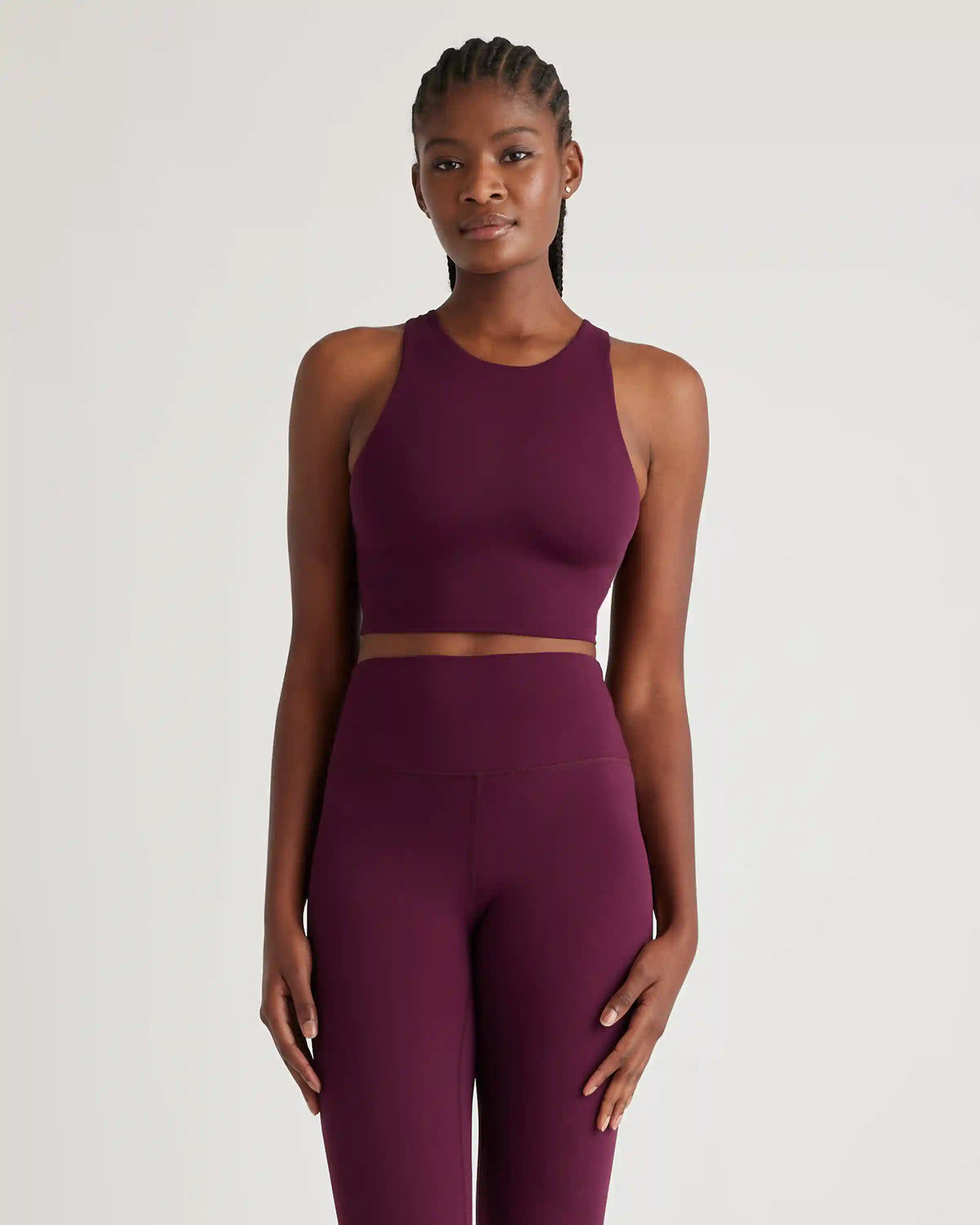 Ultra-Form High-Neck Cropped Tank