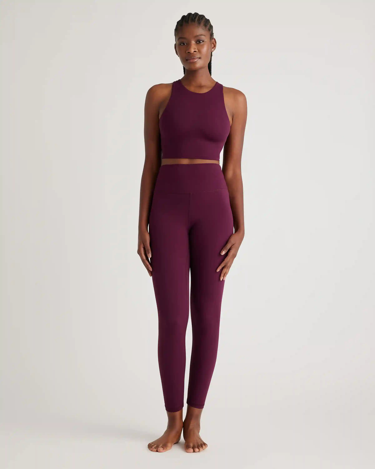 Ultra-Form High-Neck Cropped Tank