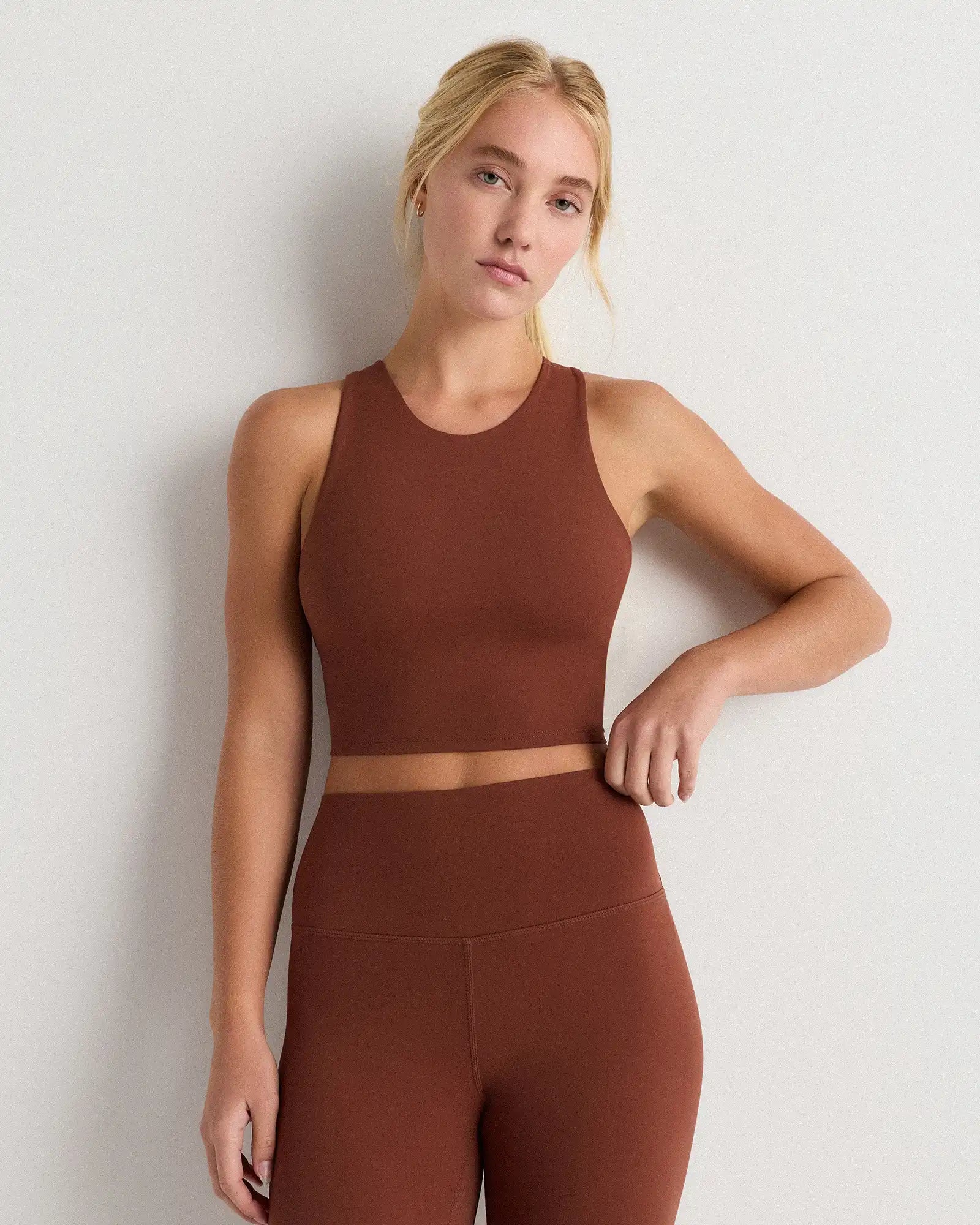Ultra-Form High-Neck Cropped Tank