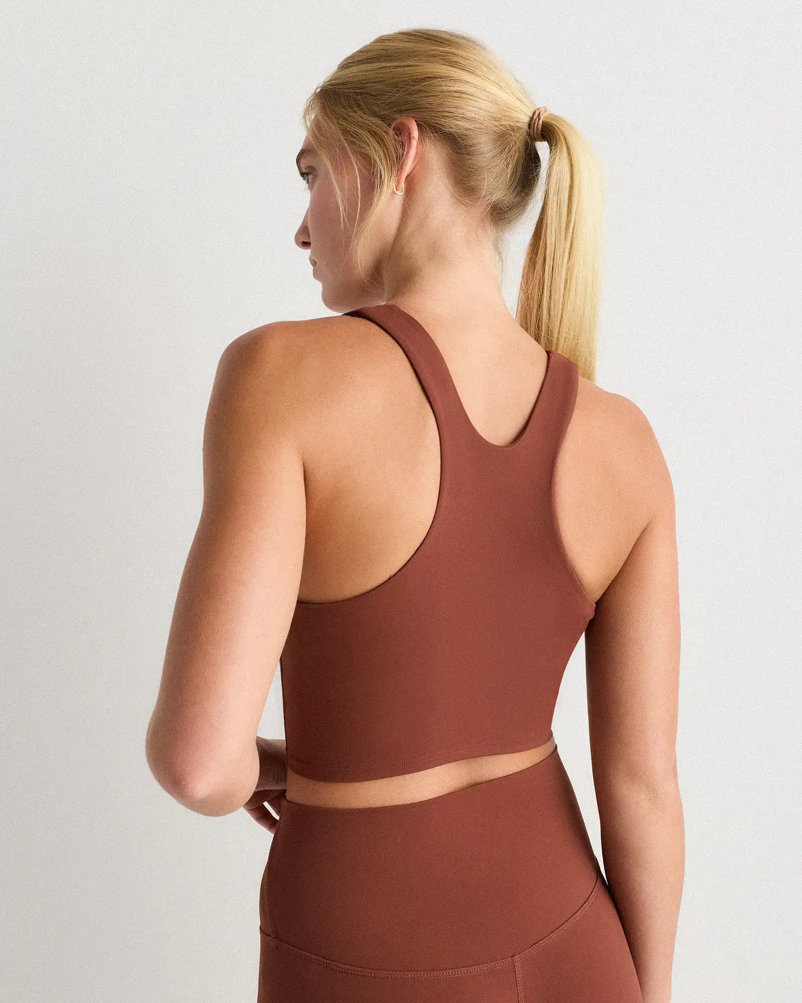 Ultra-Form High-Neck Cropped Tank