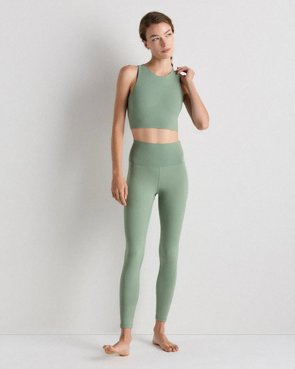 Ultra-Form High-Neck Cropped Tank