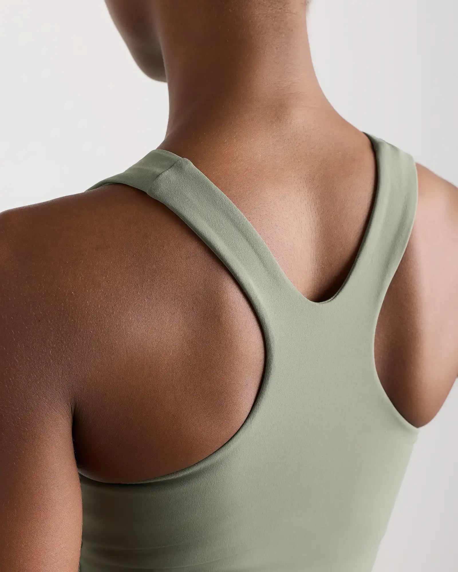 Ultra-Form High-Neck Cropped Tank