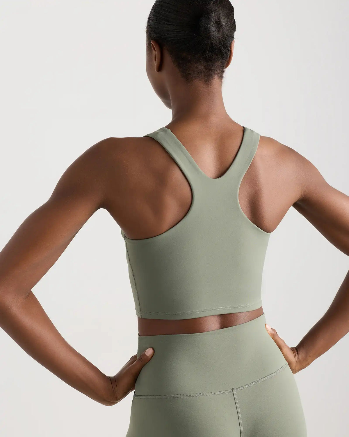 Ultra-Form High-Neck Cropped Tank