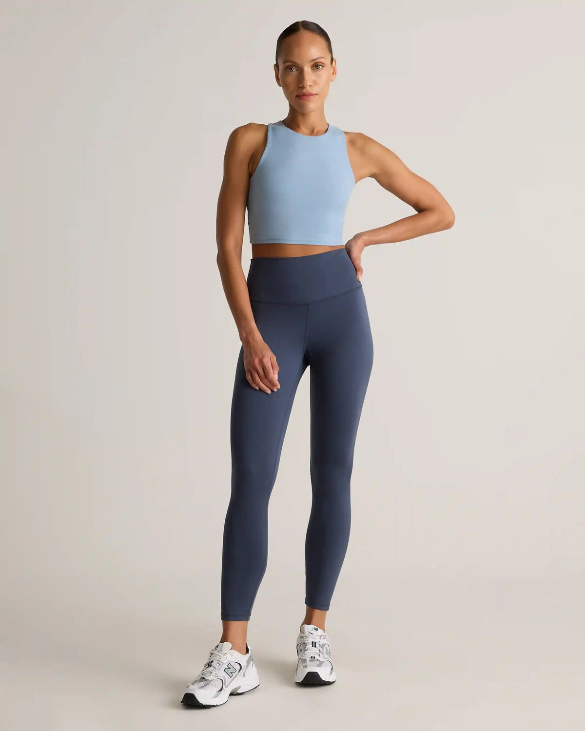 Ultra-Form High-Neck Cropped Tank
