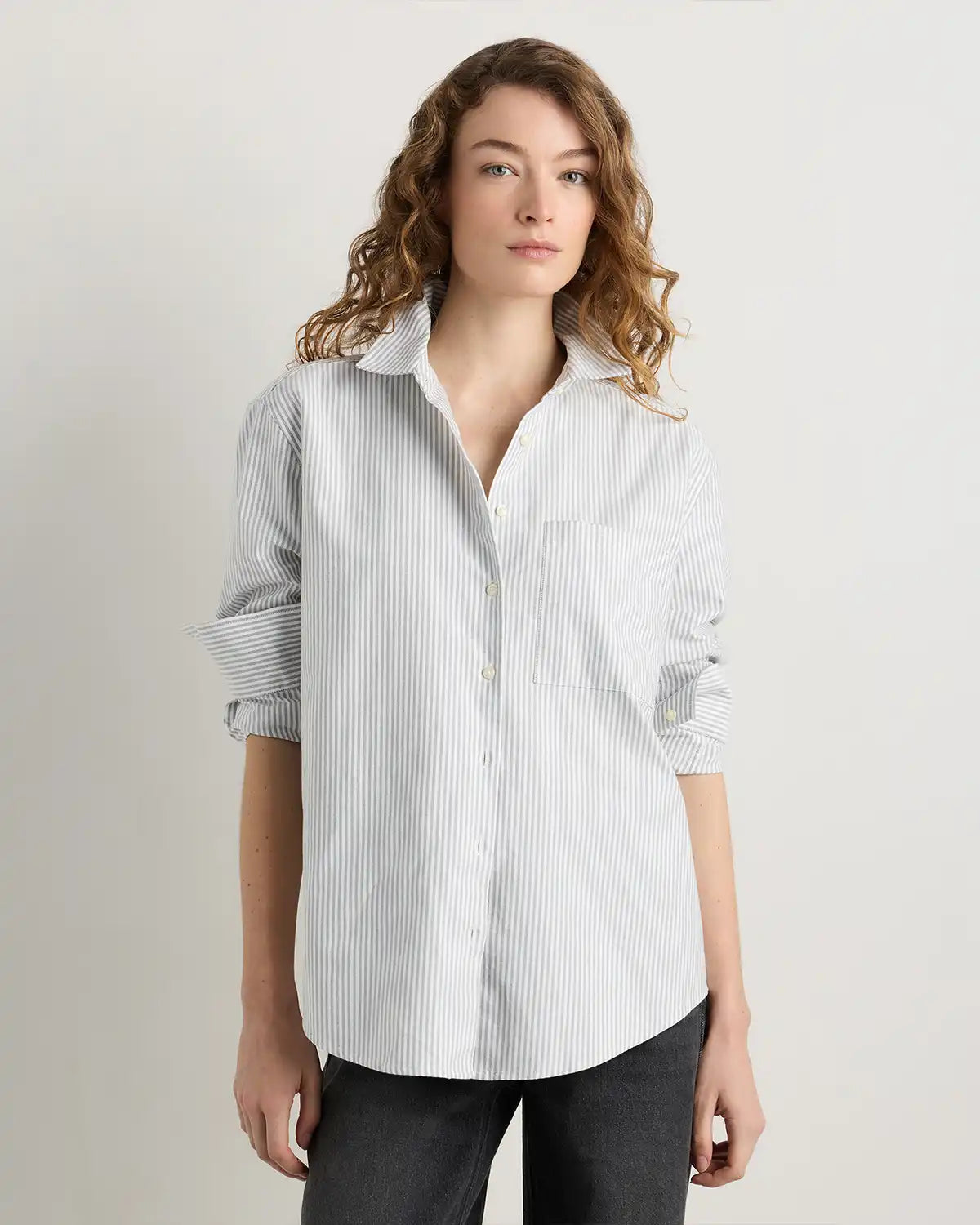 Organic Cotton Relaxed Oxford Shirt
