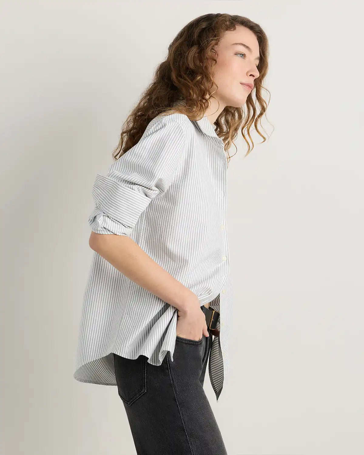 Organic Cotton Relaxed Oxford Shirt