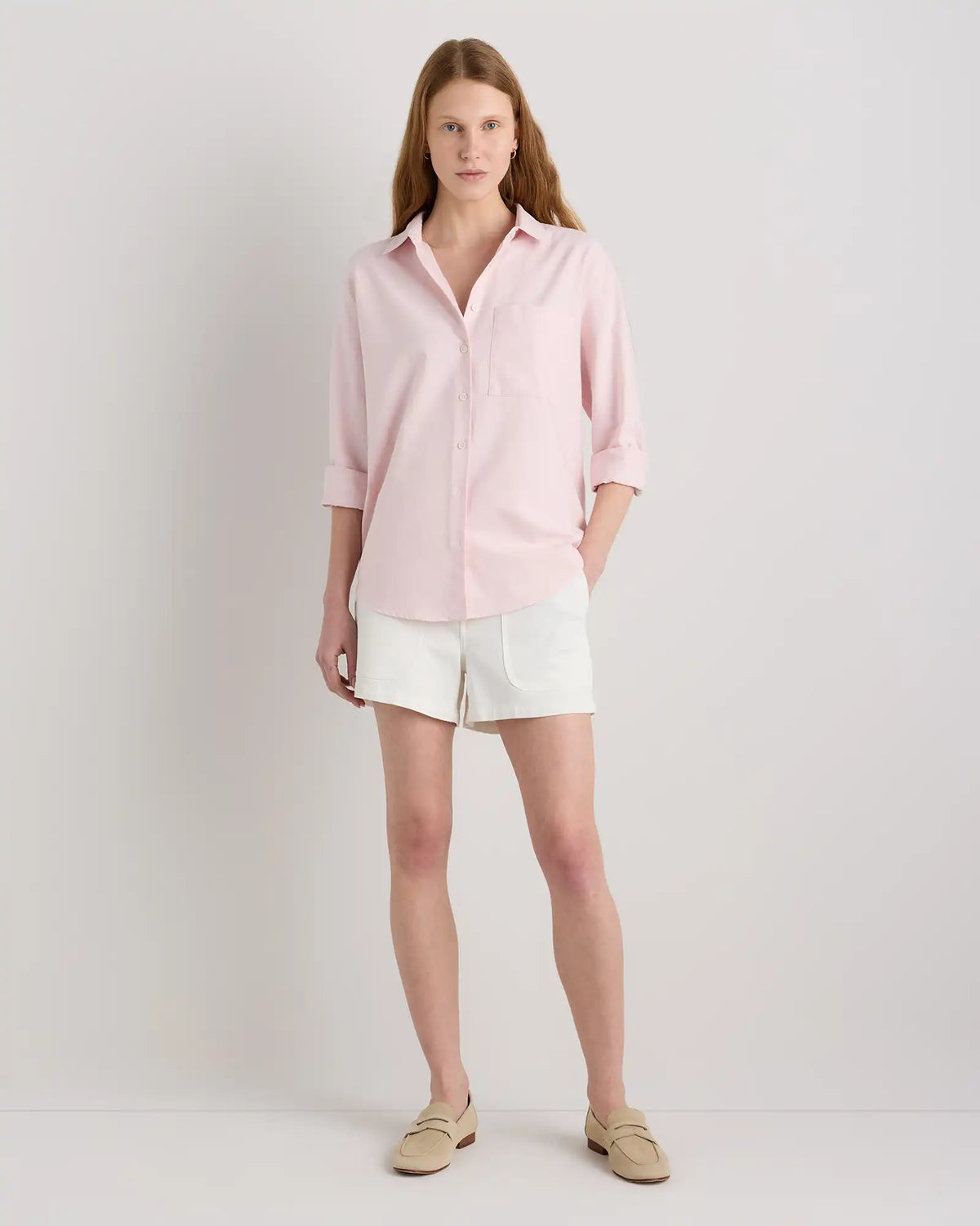 Organic Cotton Relaxed Oxford Shirt