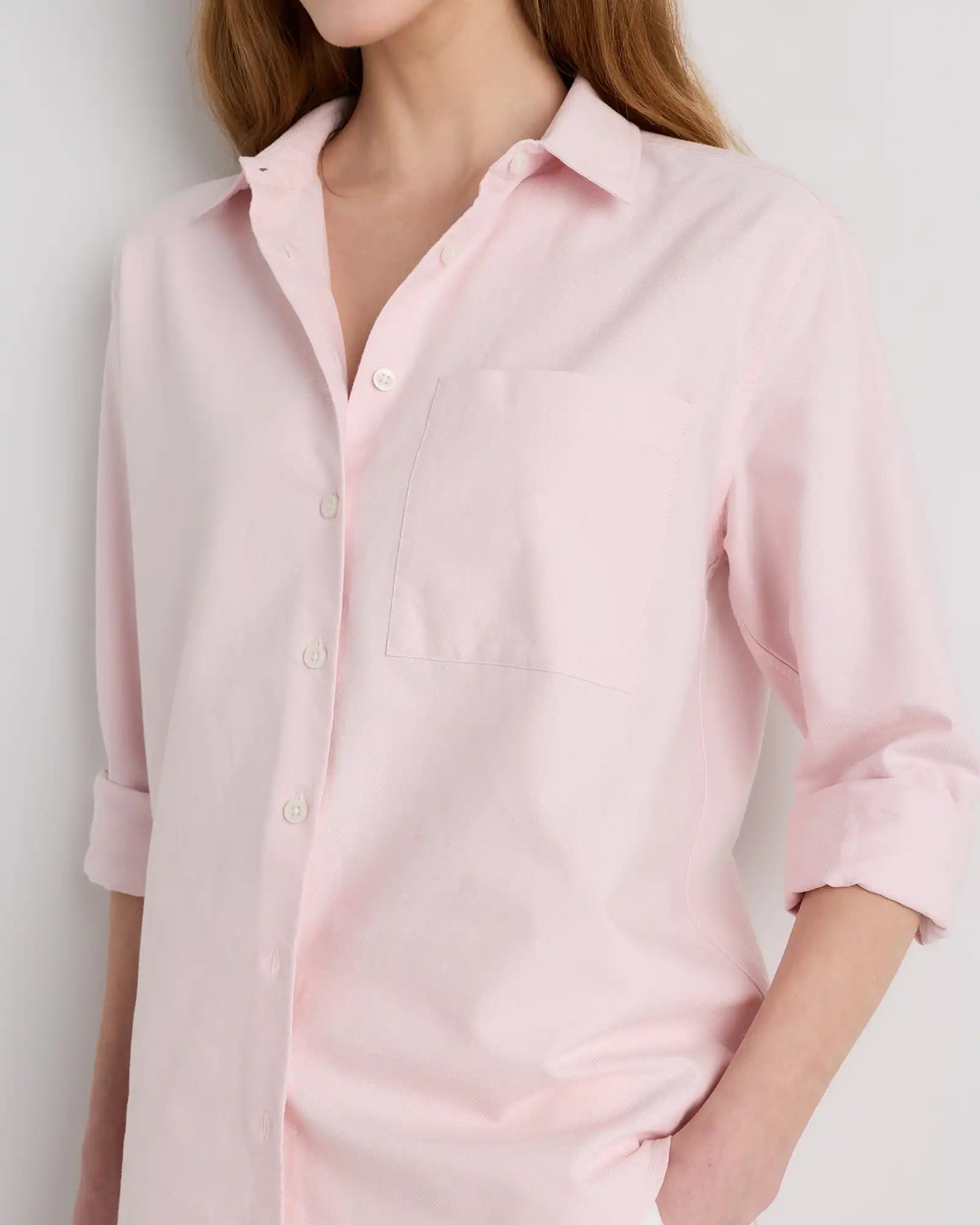Organic Cotton Relaxed Oxford Shirt