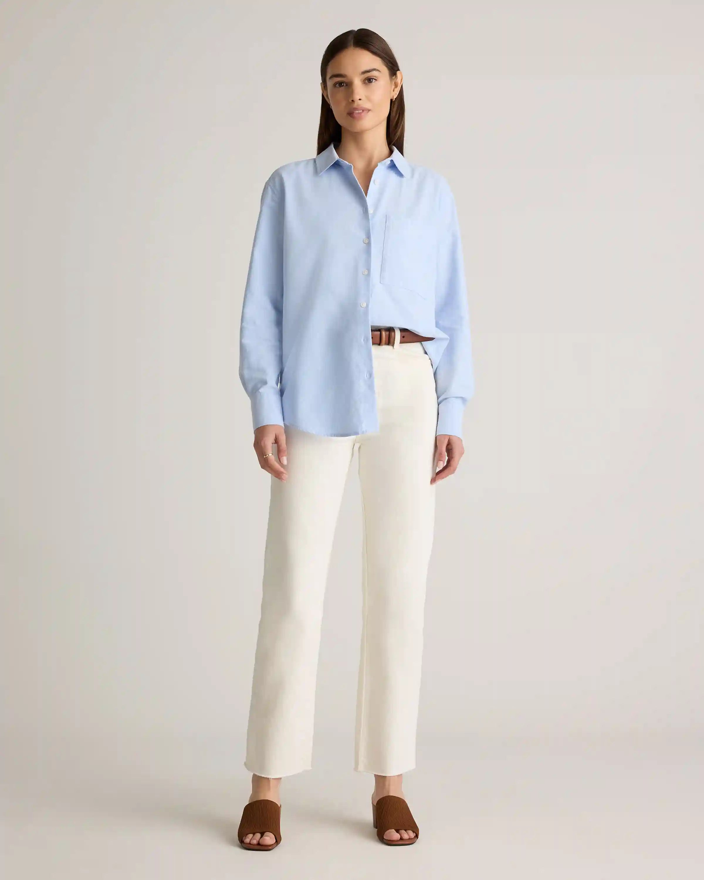 Organic Cotton Relaxed Oxford Shirt