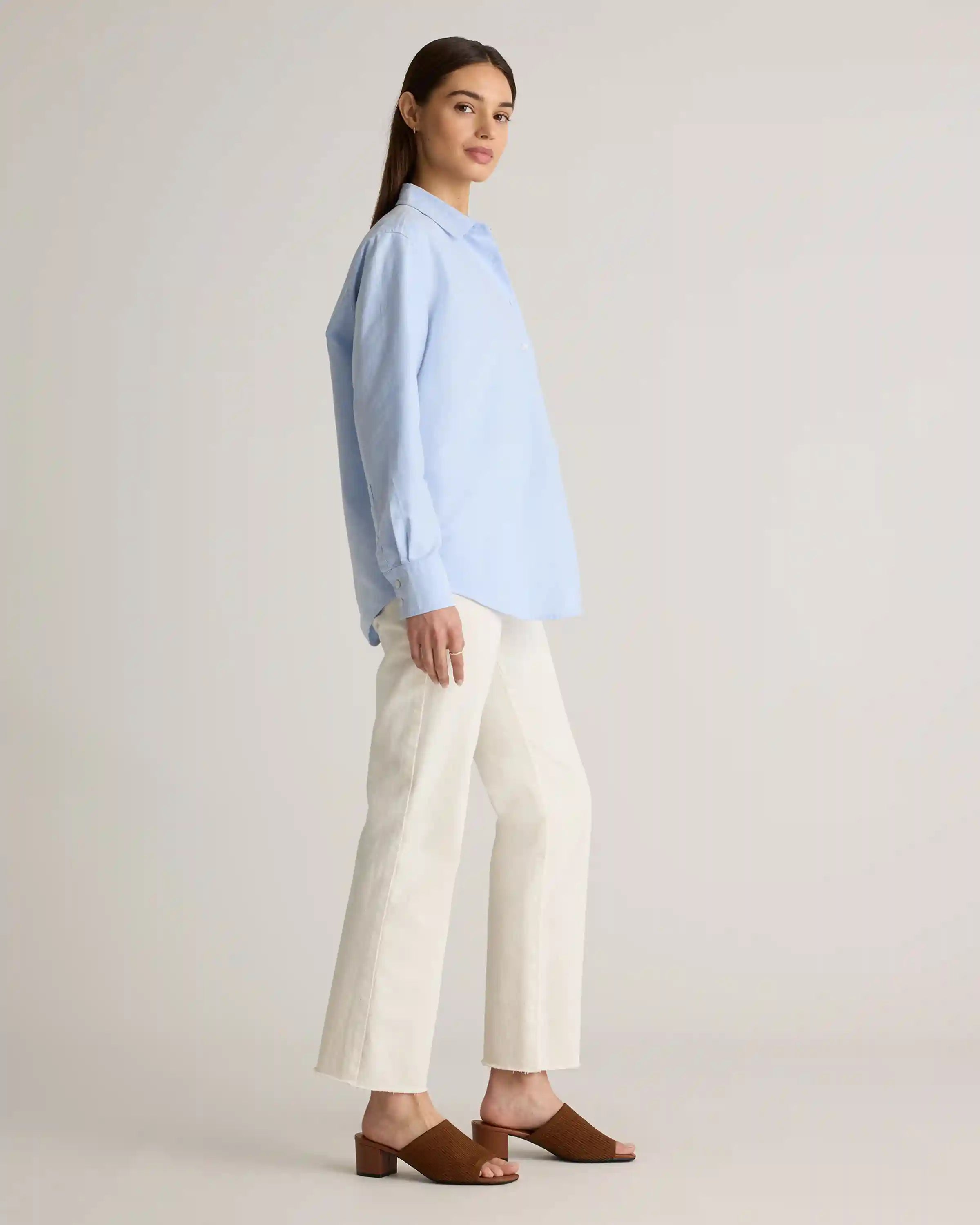Organic Cotton Relaxed Oxford Shirt