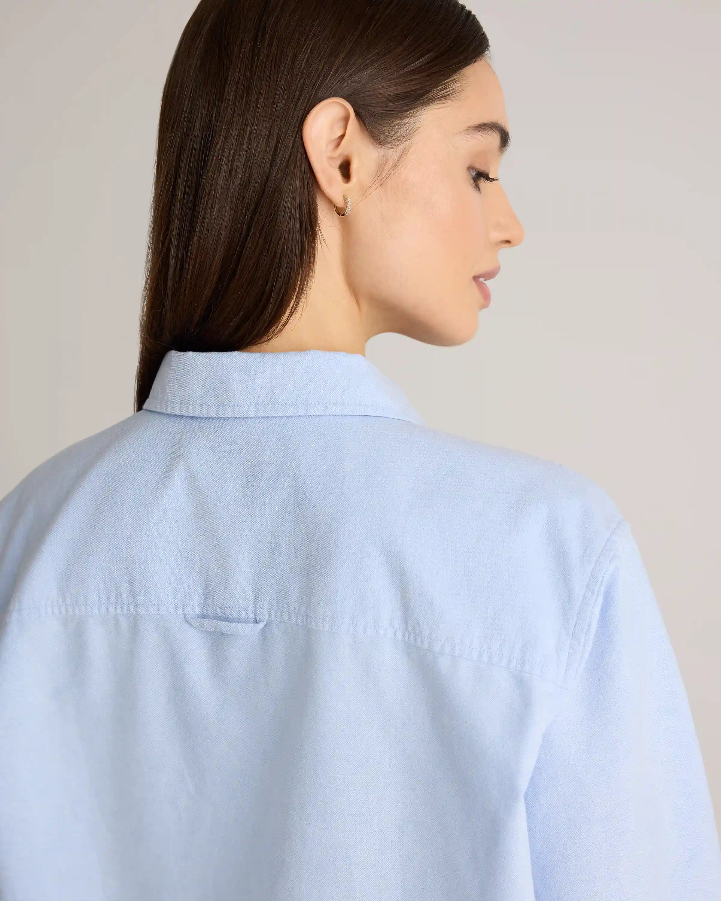 Organic Cotton Relaxed Oxford Shirt