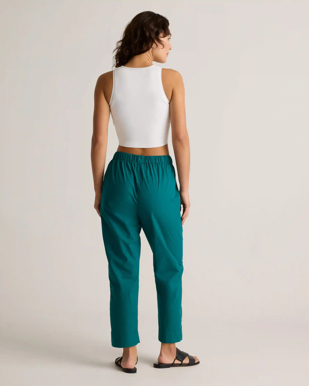 100% Organic Cotton Poplin Pull-On Pants
