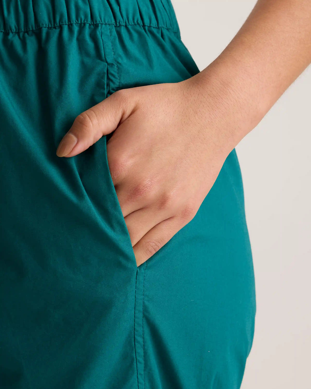 100% Organic Cotton Poplin Pull-On Pants