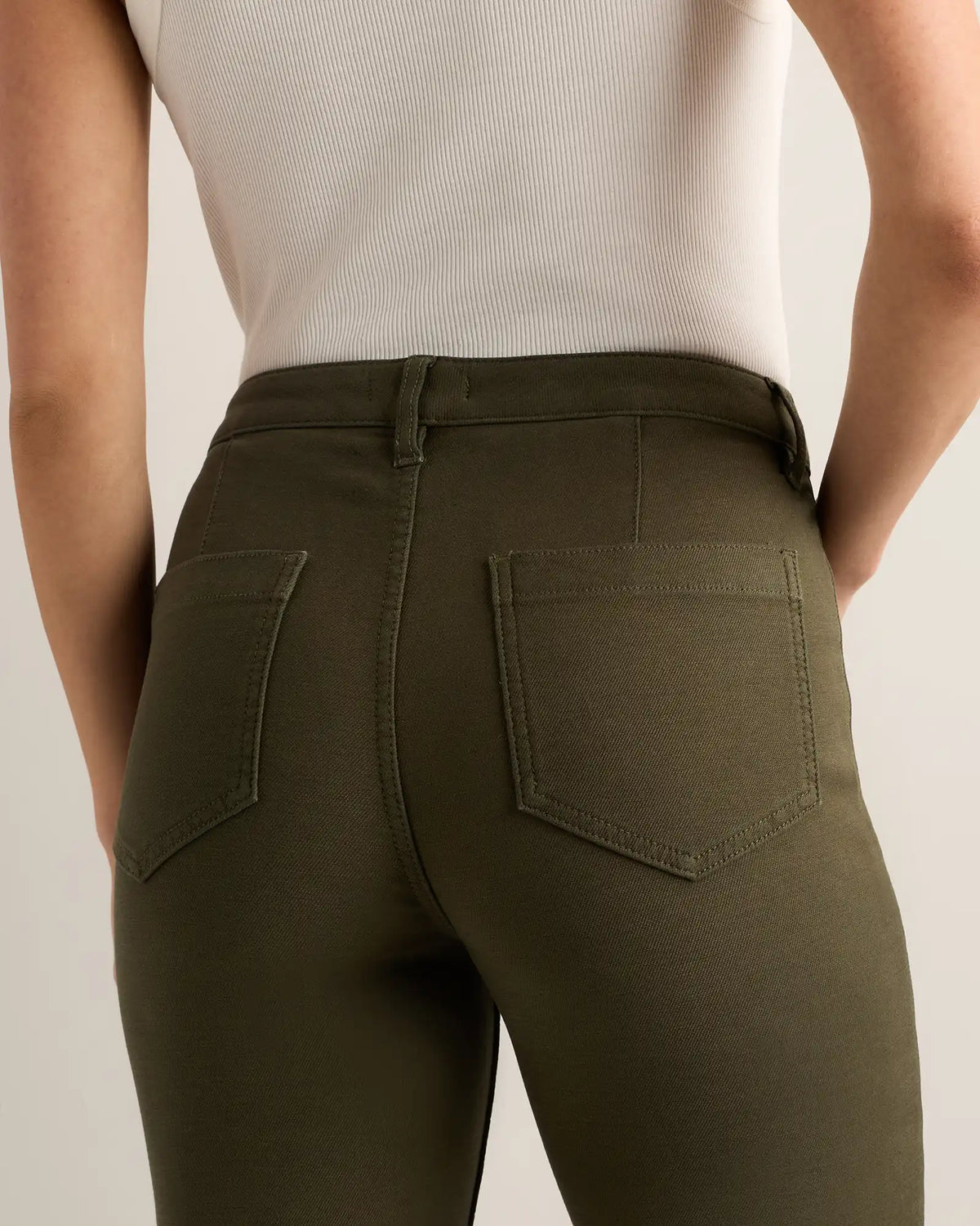 French Terry Wide Leg Pants