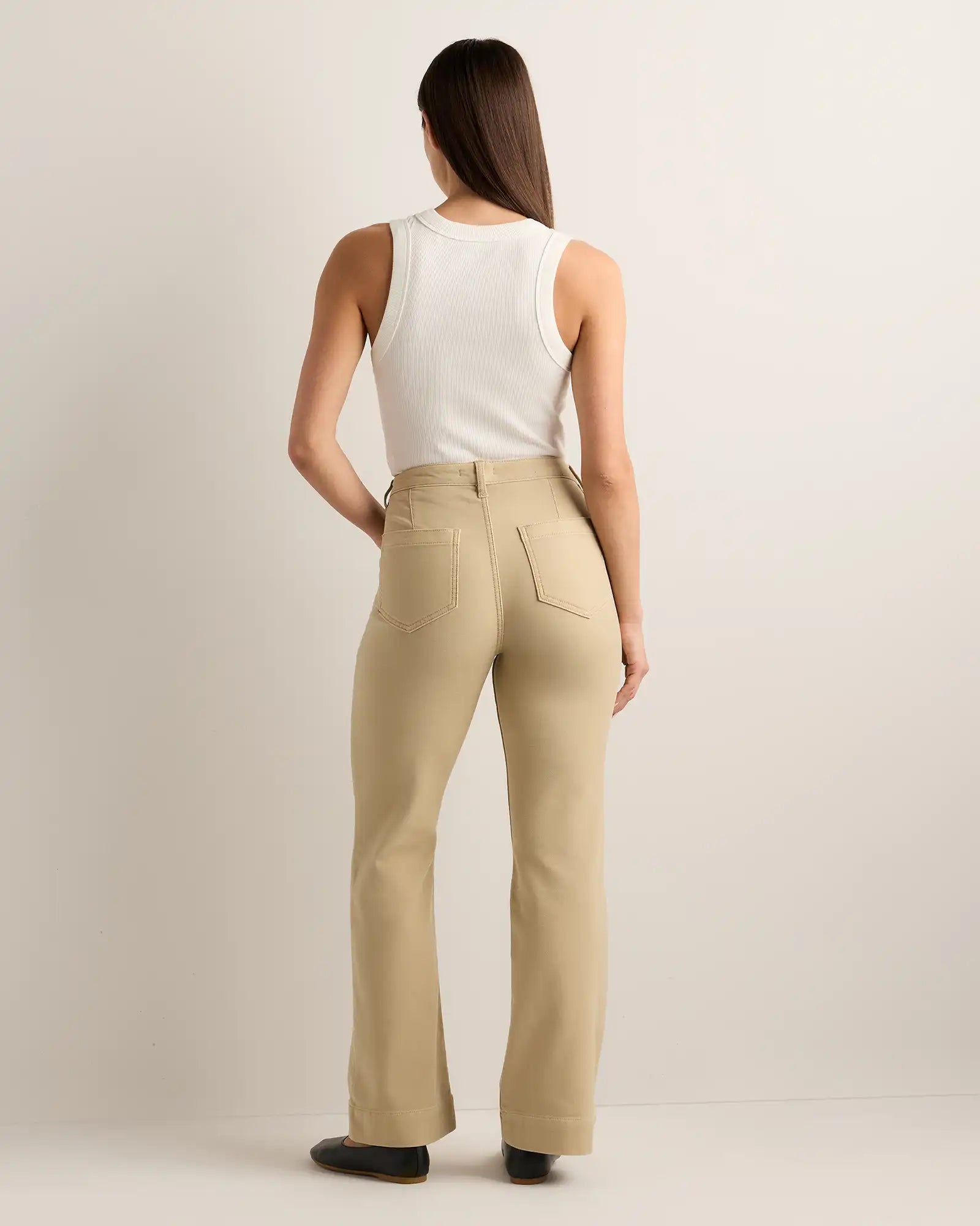 French Terry Wide Leg Pants