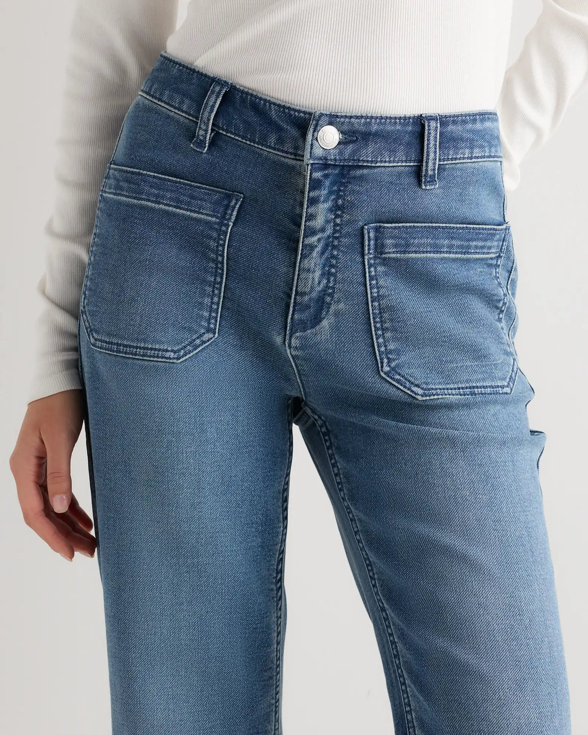 French Terry Wide Leg Pants