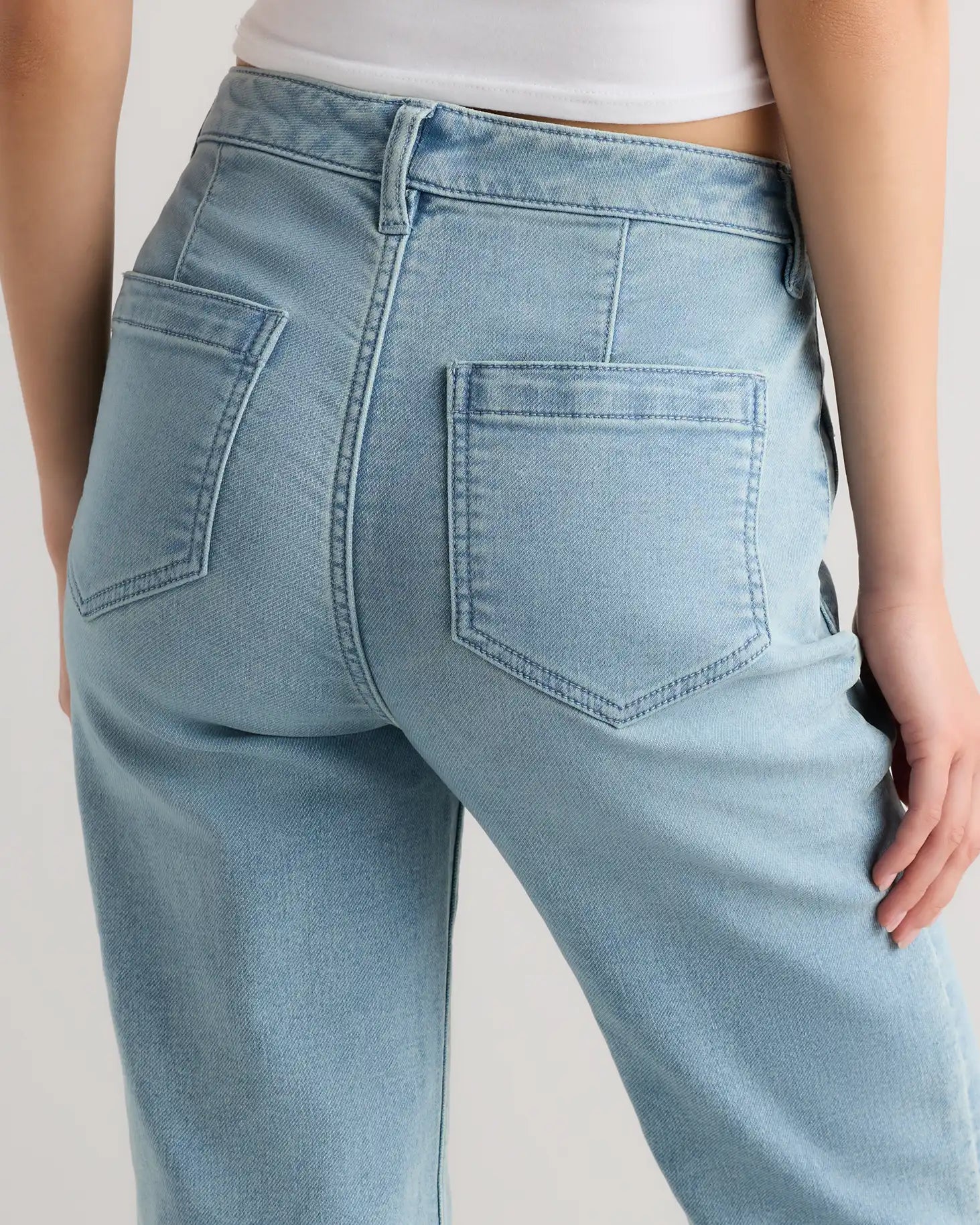 French Terry Wide Leg Pants