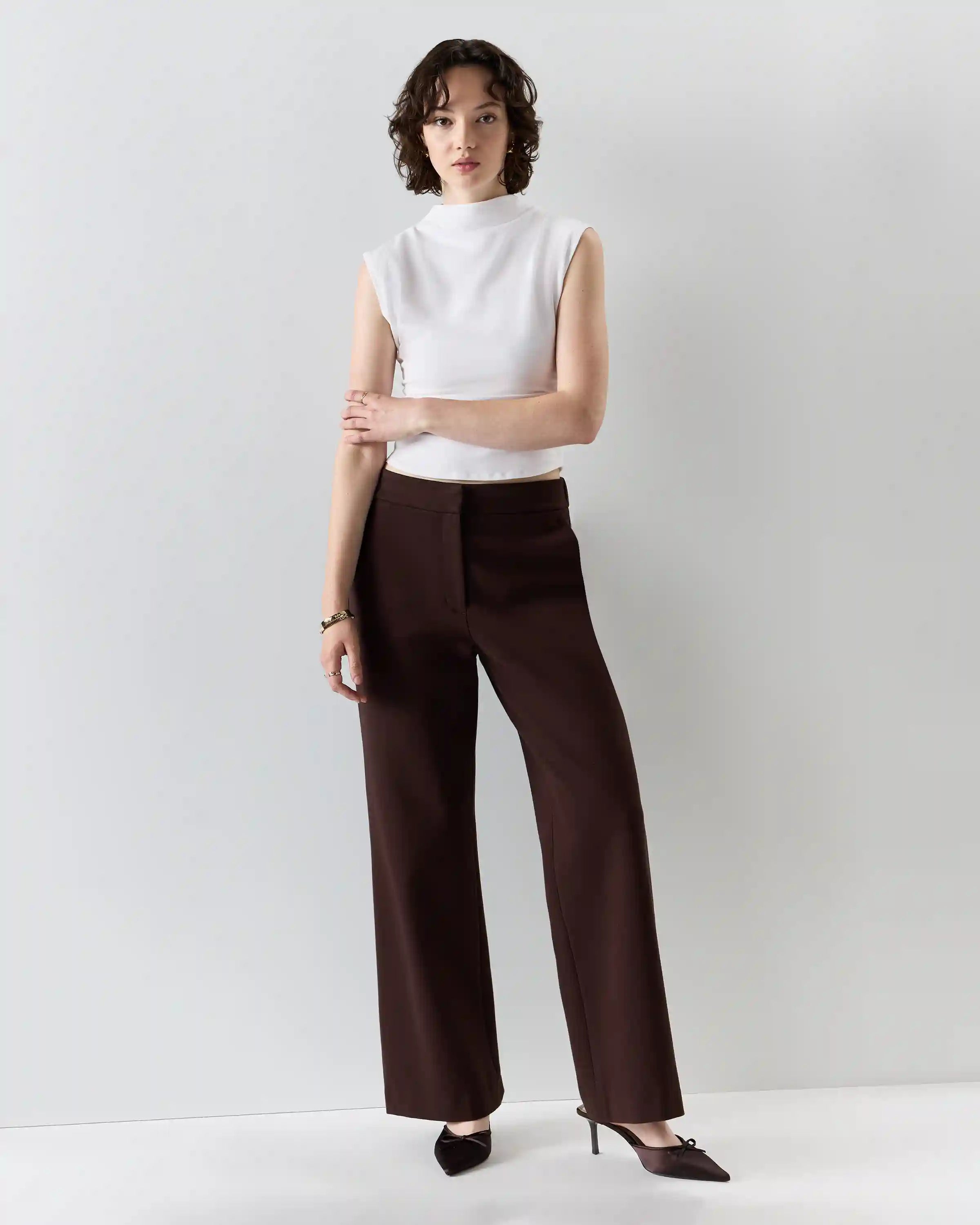 Ultra-Stretch Ponte Trouser