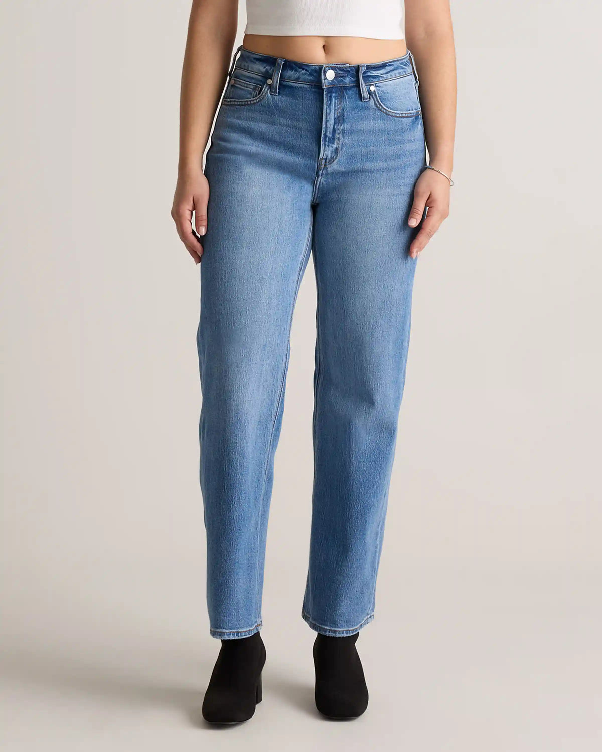 Bella Stretch Relaxed Straight Jeans