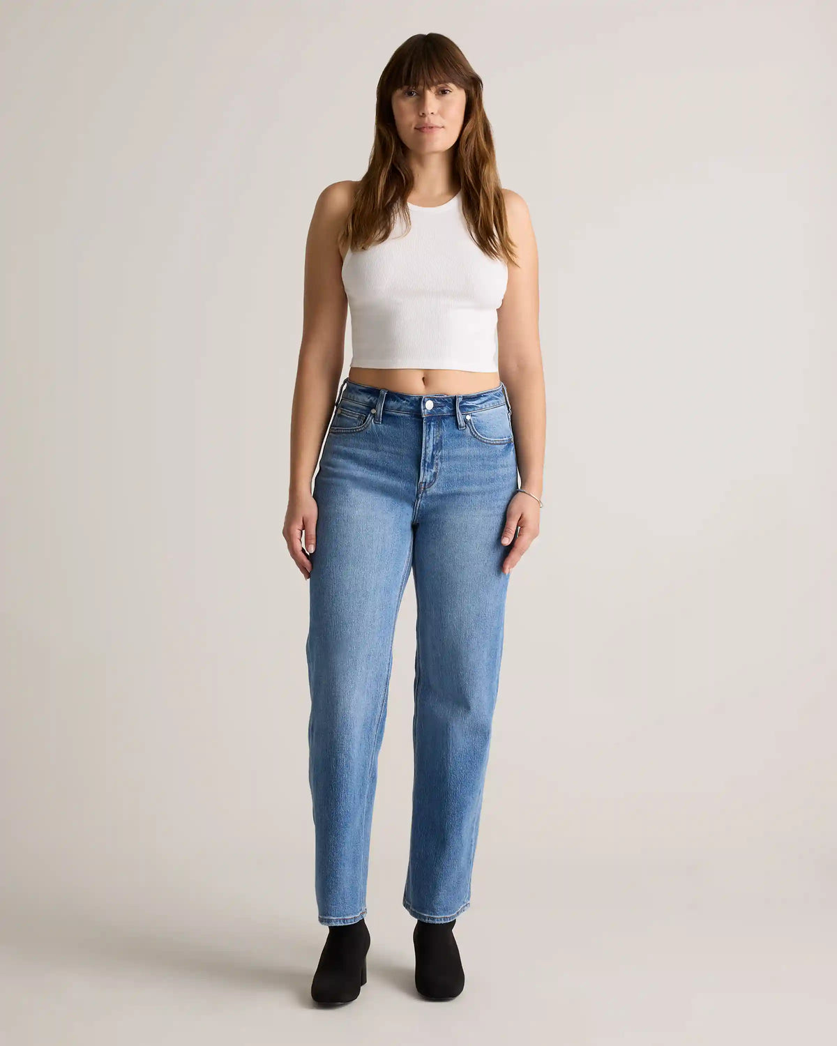 Bella Stretch Relaxed Straight Jeans