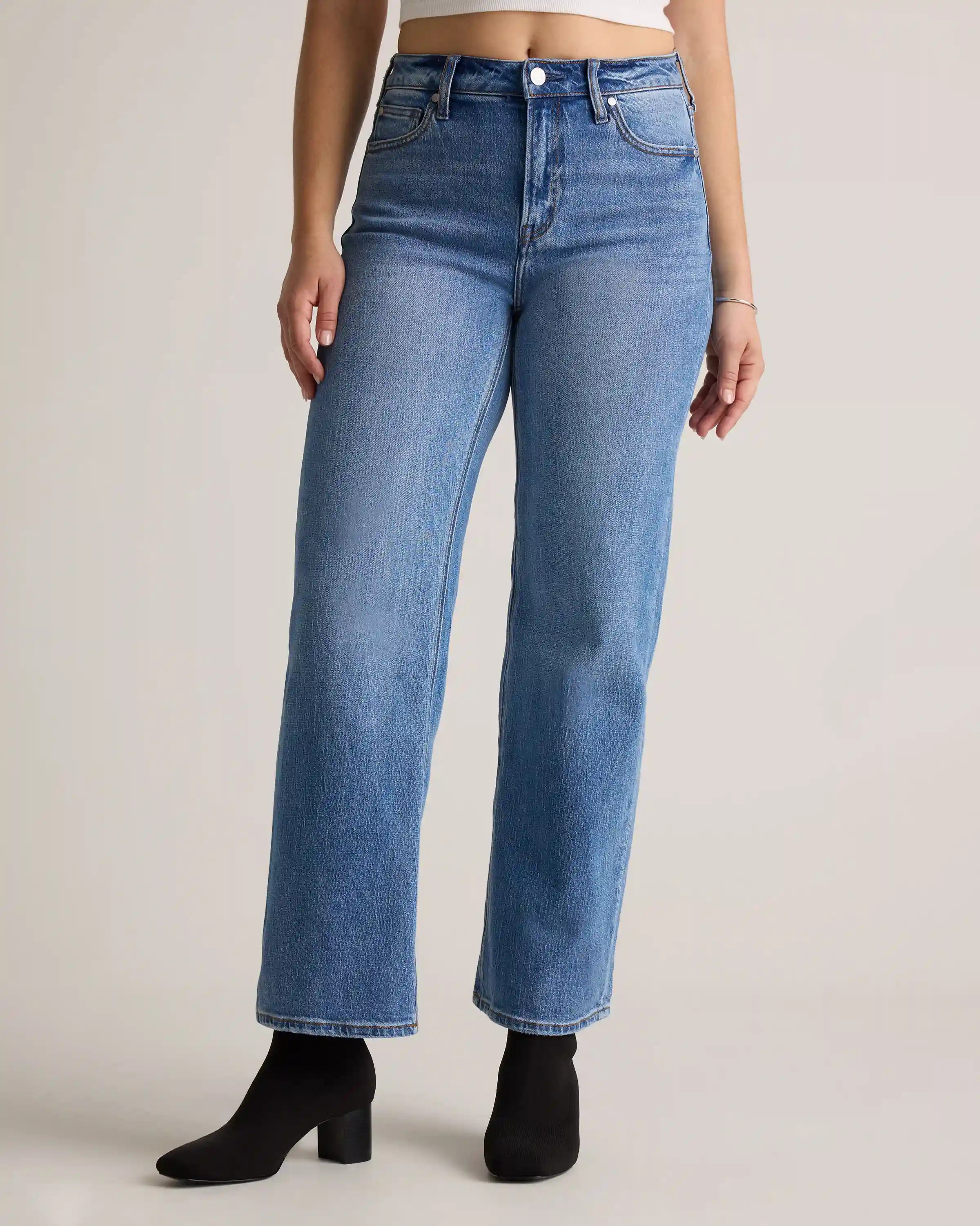 Bella Stretch Relaxed Straight Jeans