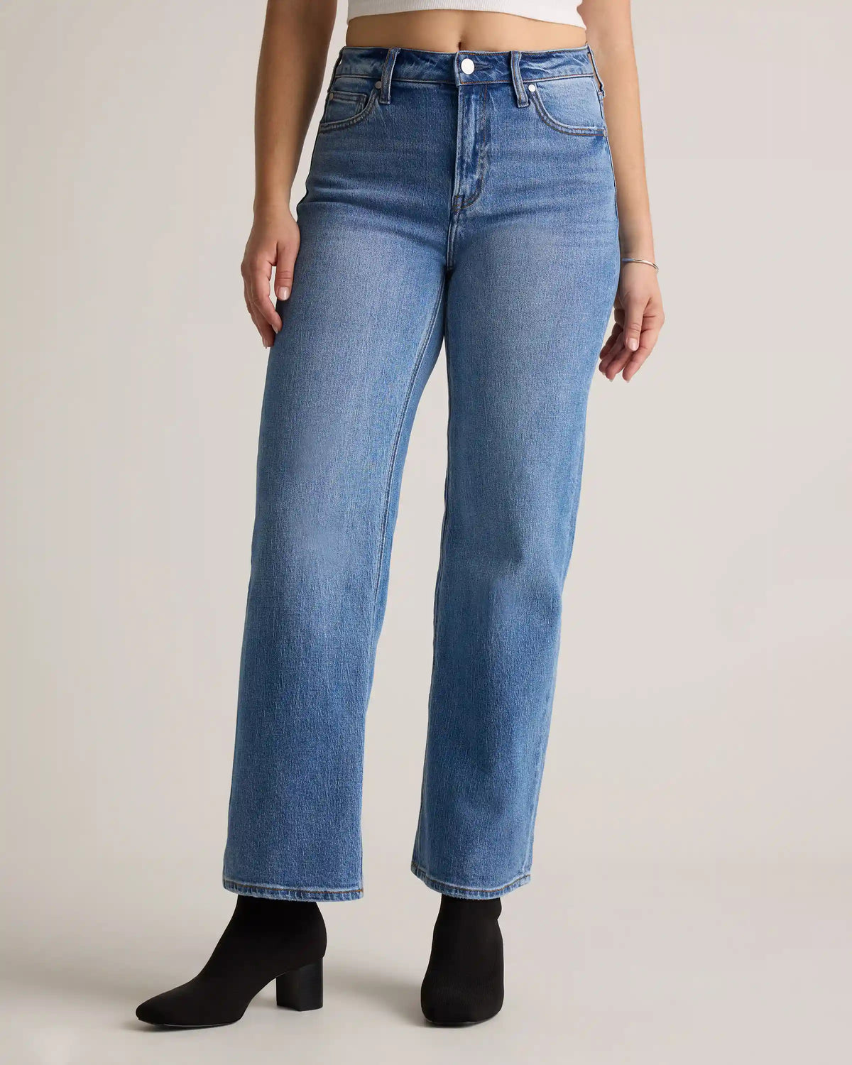 Bella Stretch Relaxed Straight Jeans