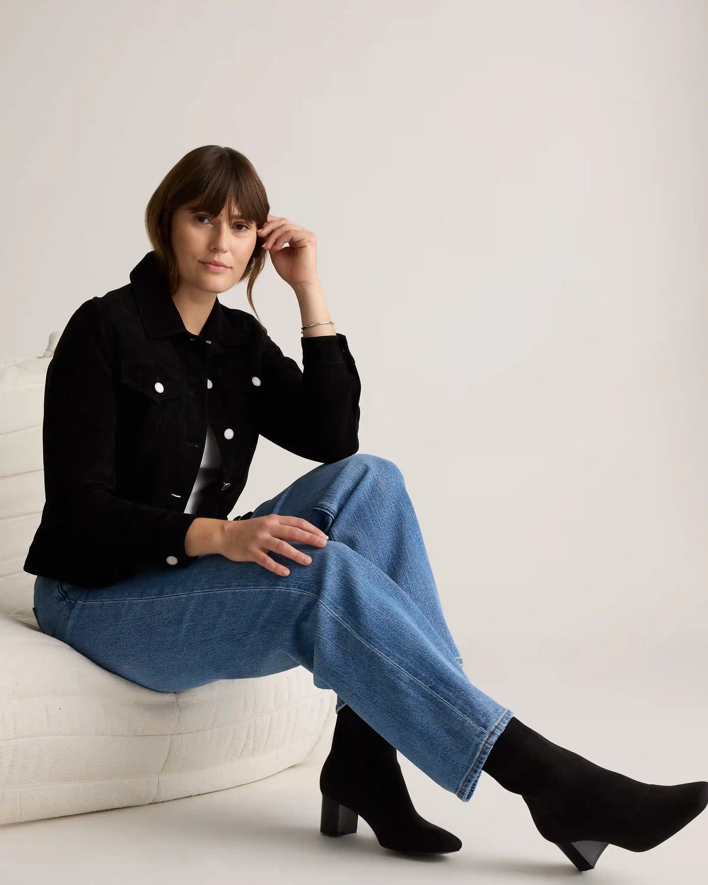 Bella Stretch Relaxed Straight Jeans