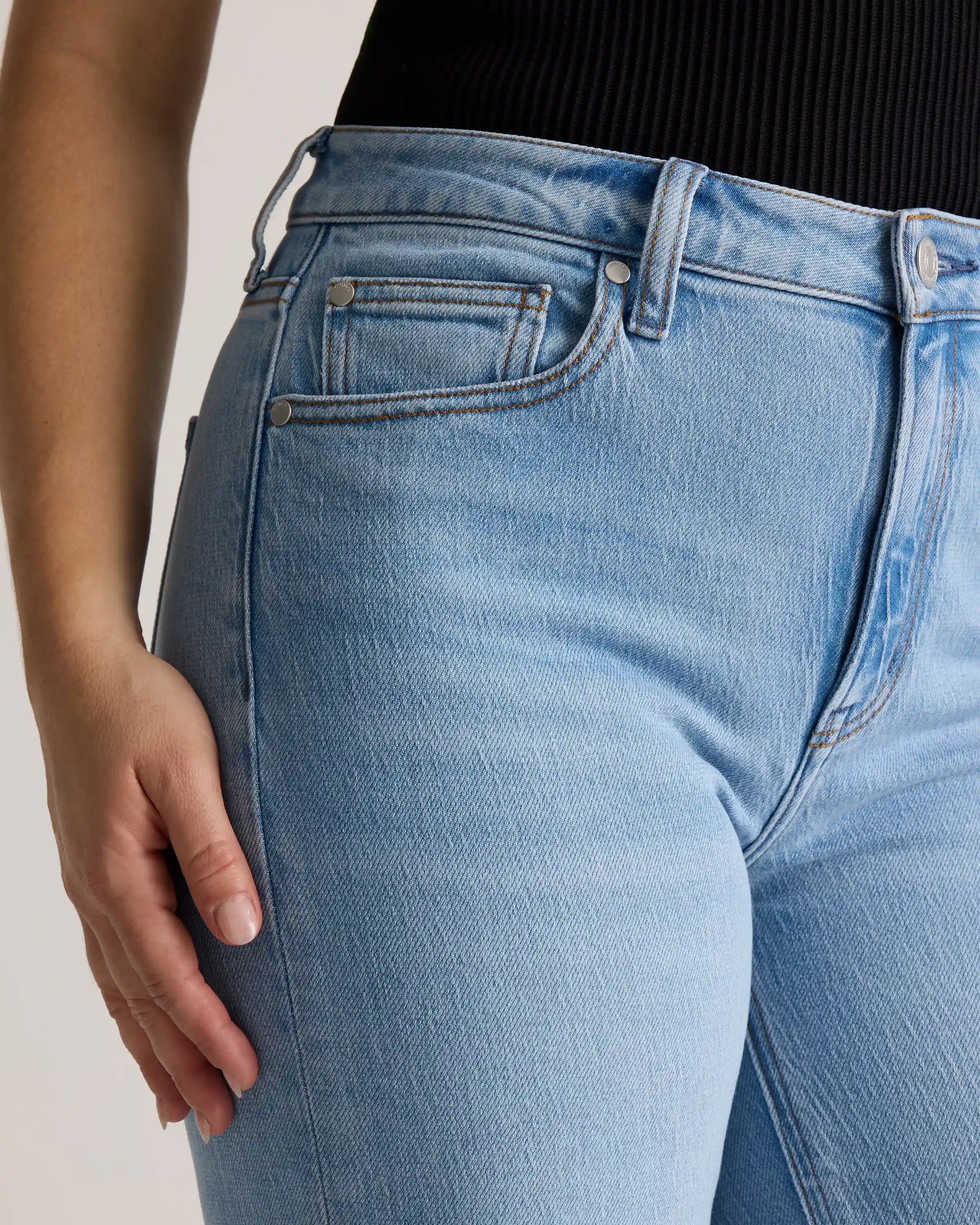 Bella Stretch Relaxed Straight Jeans