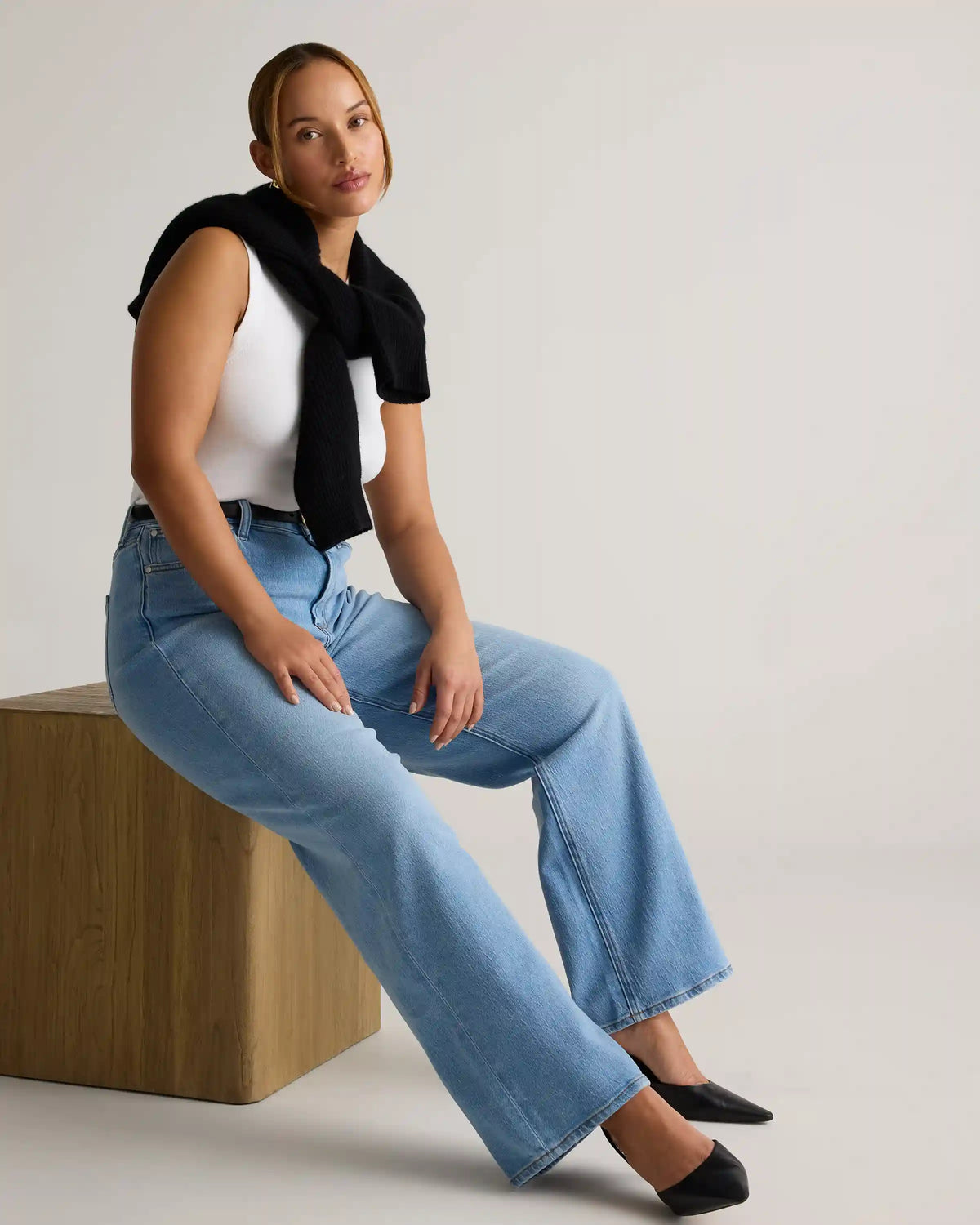 Bella Stretch Relaxed Straight Jeans