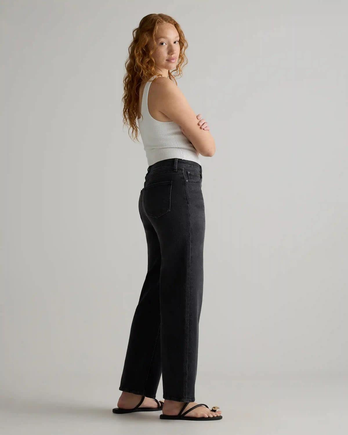 Bella Stretch Relaxed Straight Jeans