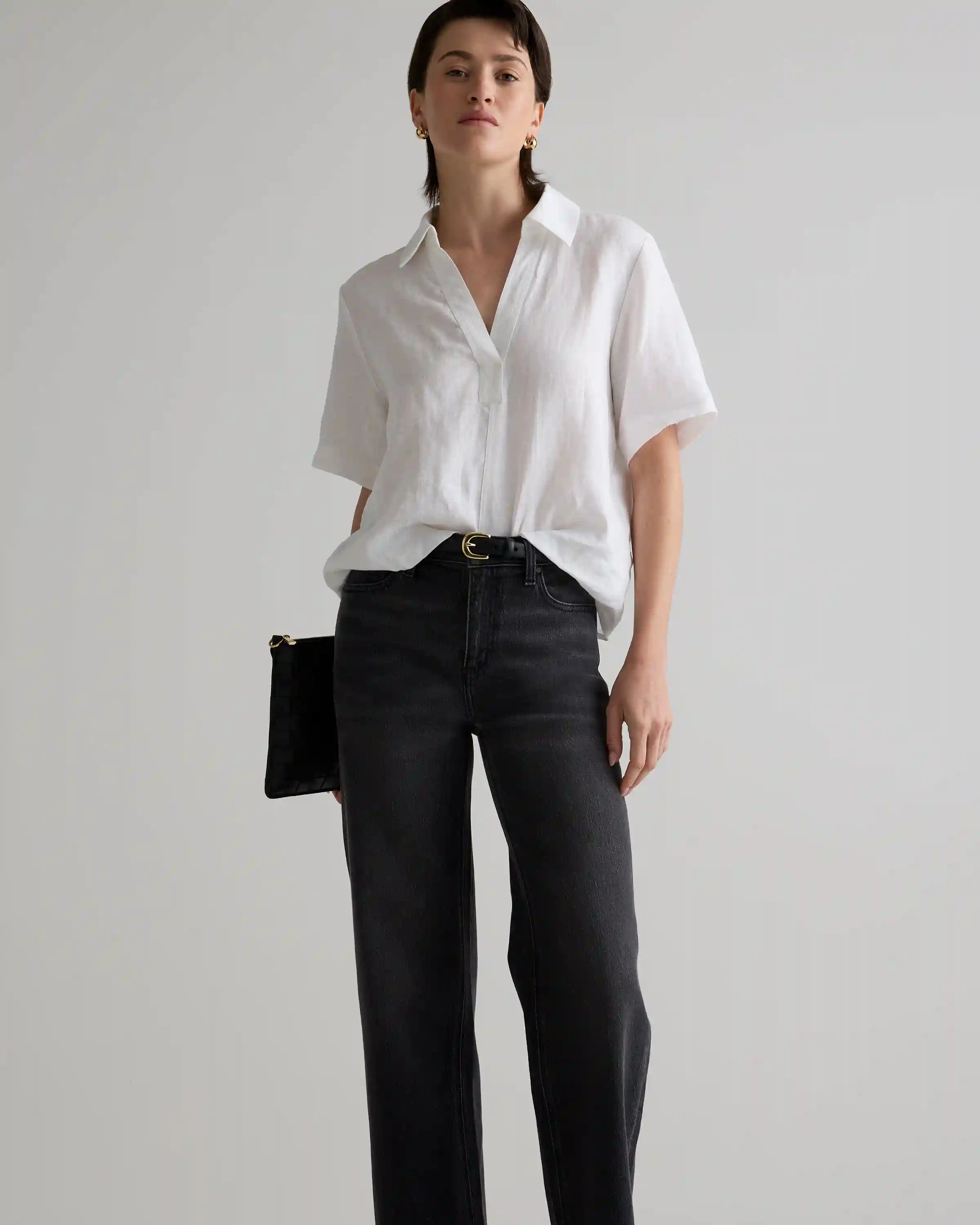 Bella Stretch Relaxed Straight Jeans