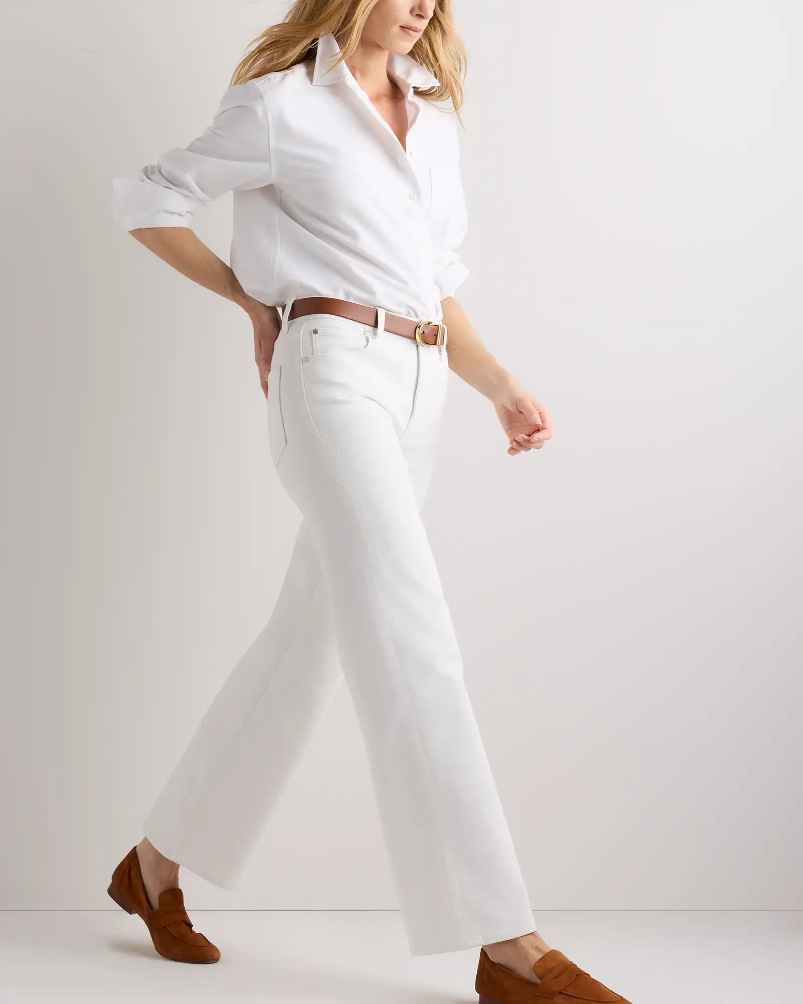 Bella Stretch Relaxed Straight Jeans