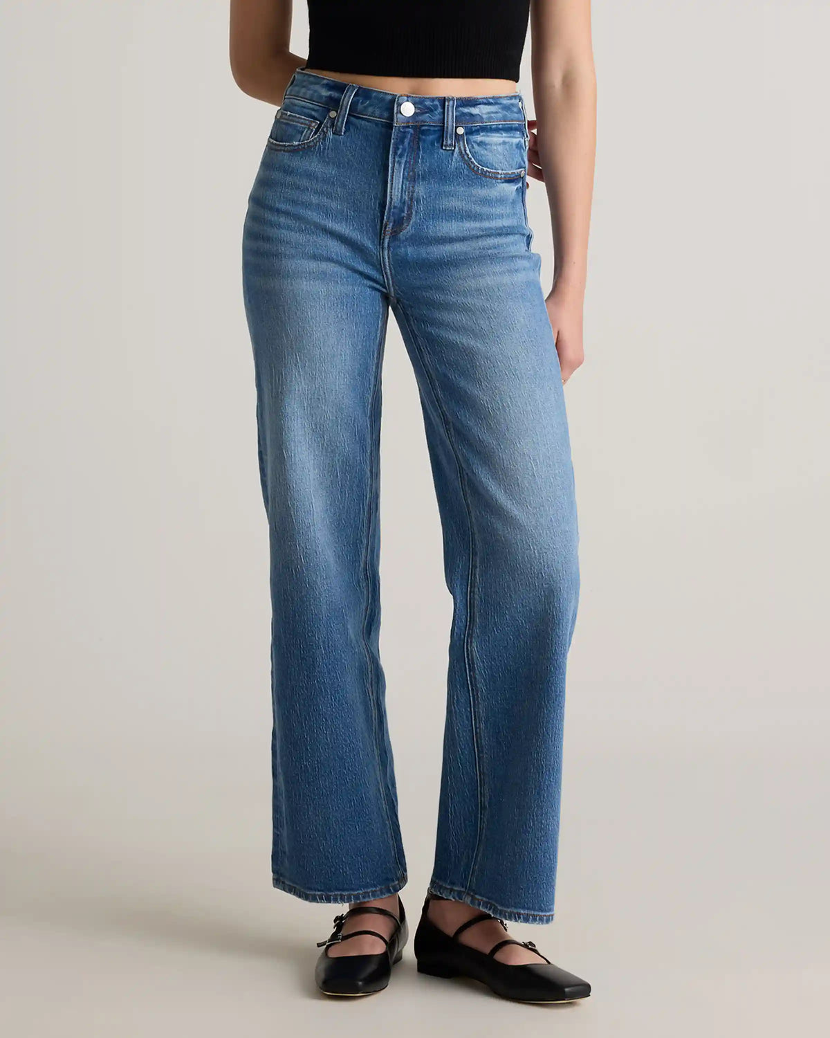 Bella Stretch Relaxed Straight Jeans