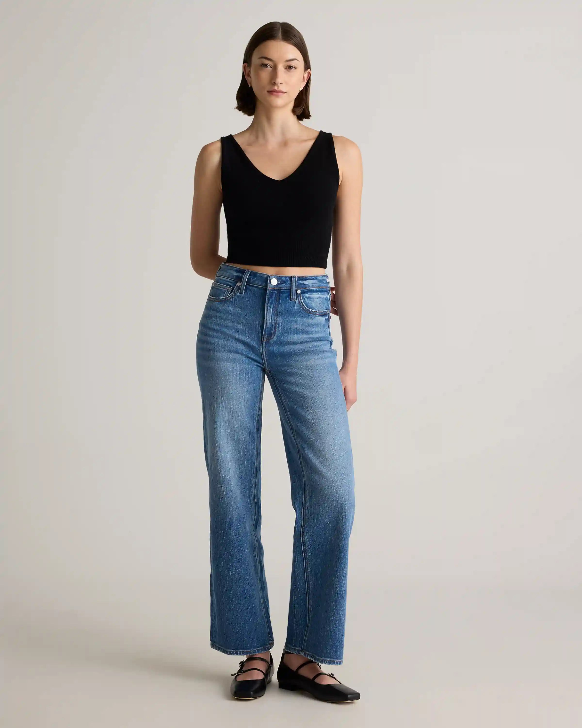 Bella Stretch Relaxed Straight Jeans
