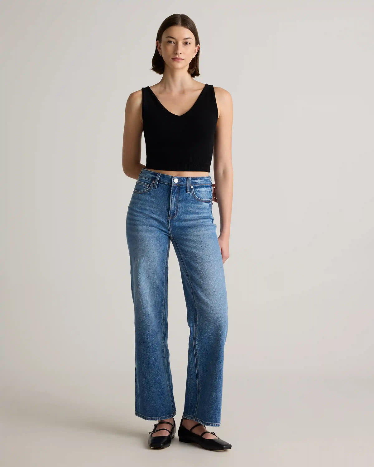 Bella Stretch Relaxed Straight Jeans