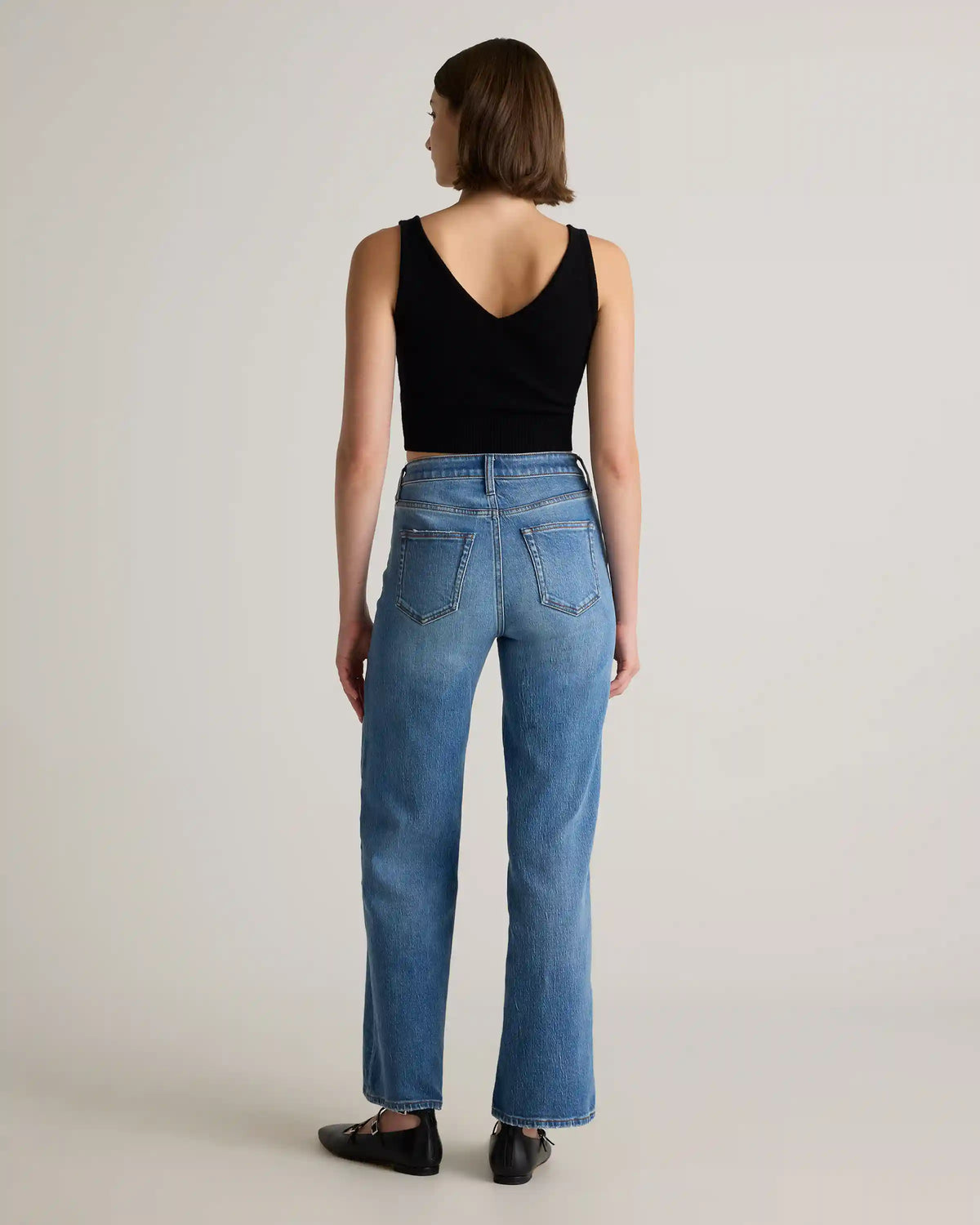 Bella Stretch Relaxed Straight Jeans